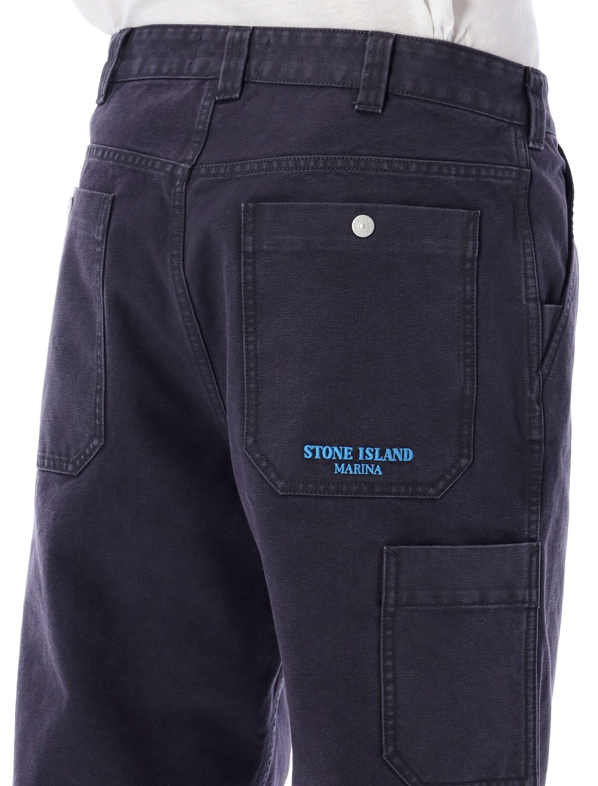 STONE ISLAND-OUTLET-SALE-Trousers BLAU-ARCHIVIST