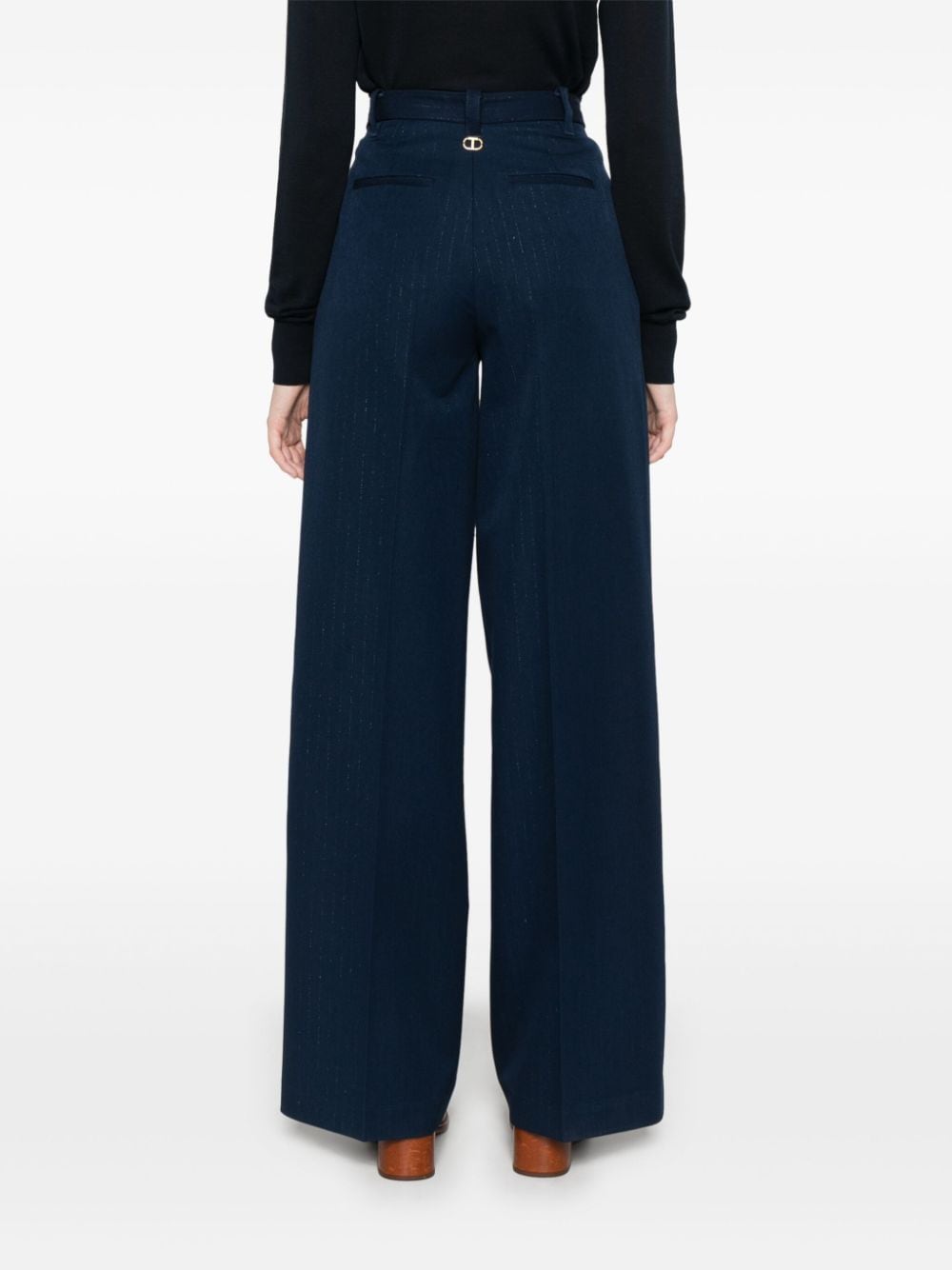 Twin-set-OUTLET-SALE-Trousers BLAU-ARCHIVIST