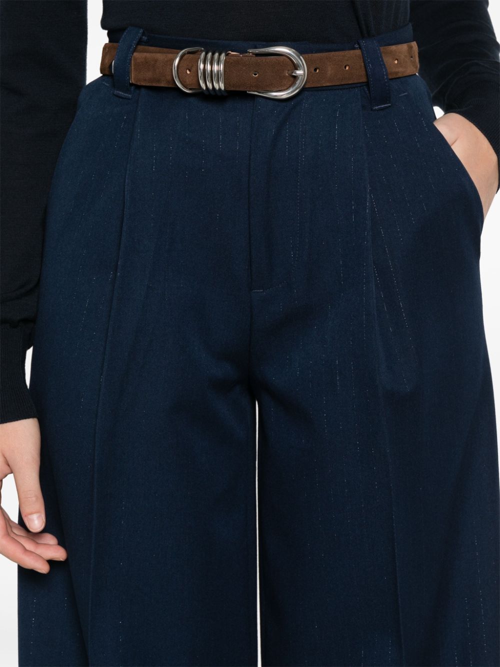 Twin-set-OUTLET-SALE-Trousers BLAU-ARCHIVIST