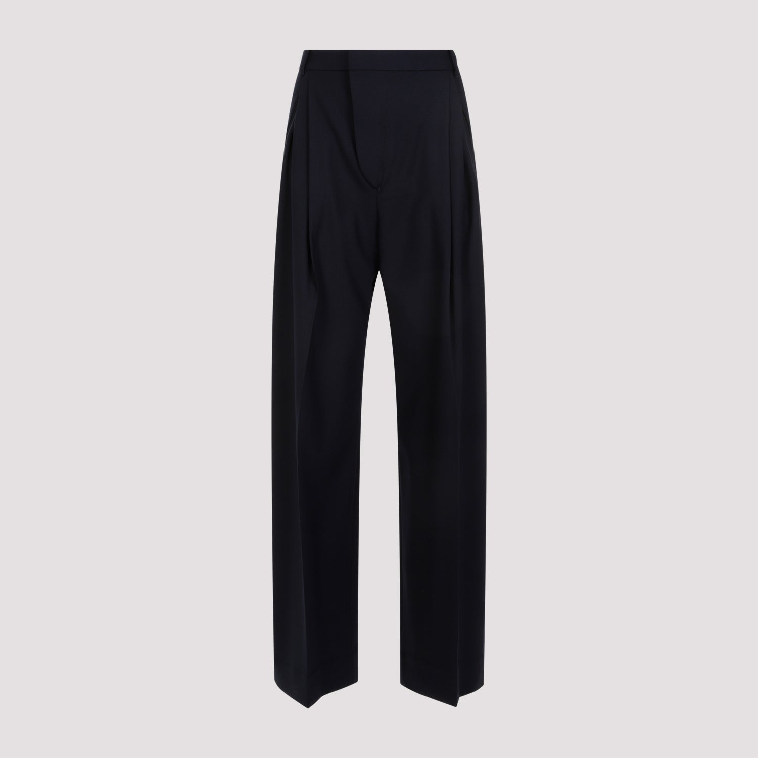 Victoria Beckham-OUTLET-SALE-Trousers BLAU-ARCHIVIST