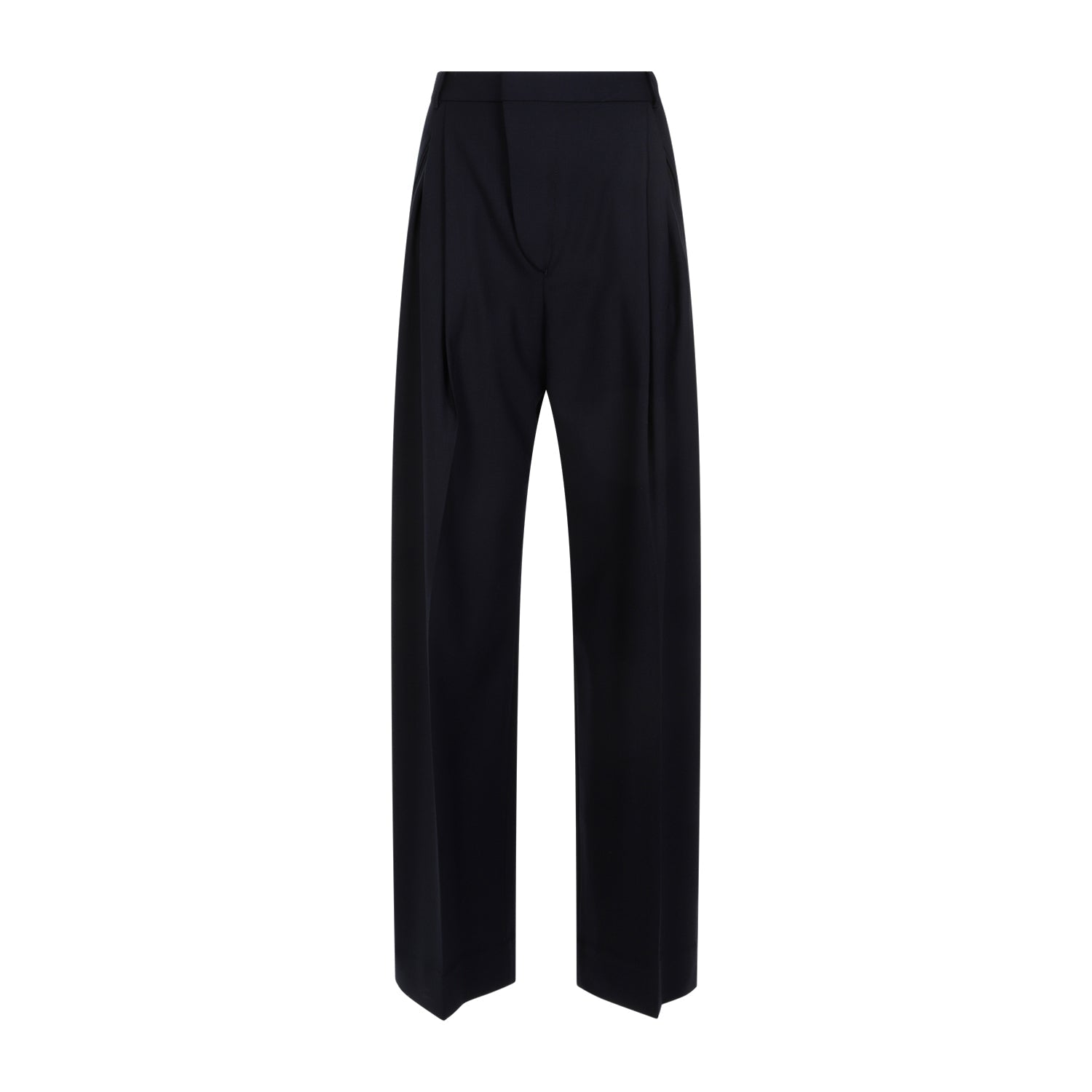 Victoria Beckham-OUTLET-SALE-Trousers BLAU-ARCHIVIST