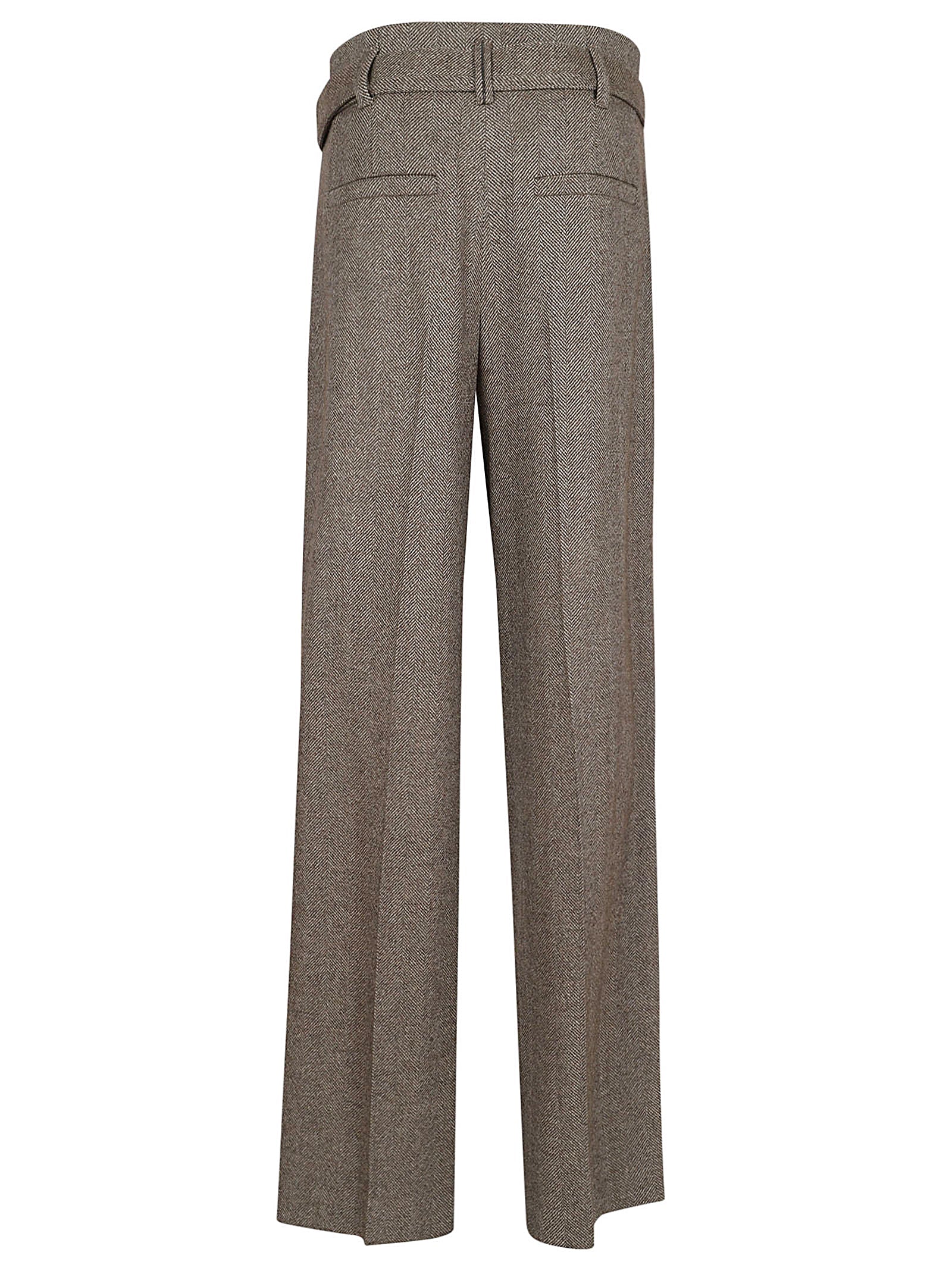 BRUNELLO CUCINELLI-OUTLET-SALE-Trousers BRAUN-ARCHIVIST