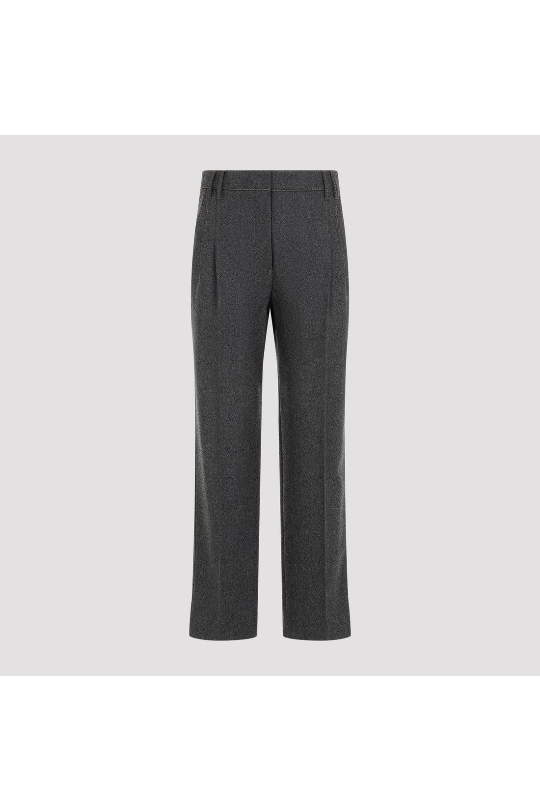 BRUNELLO CUCINELLI-OUTLET-SALE-Trousers GRAU-ARCHIVIST