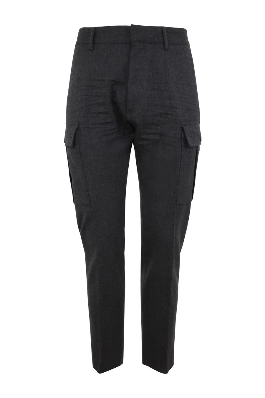 DSQUARED2-OUTLET-SALE-Trousers GRAU-ARCHIVIST