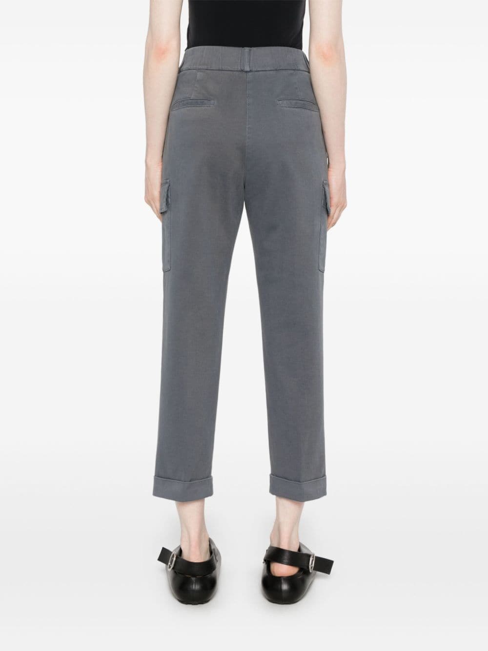 Peserico-OUTLET-SALE-Trousers GRAU-ARCHIVIST