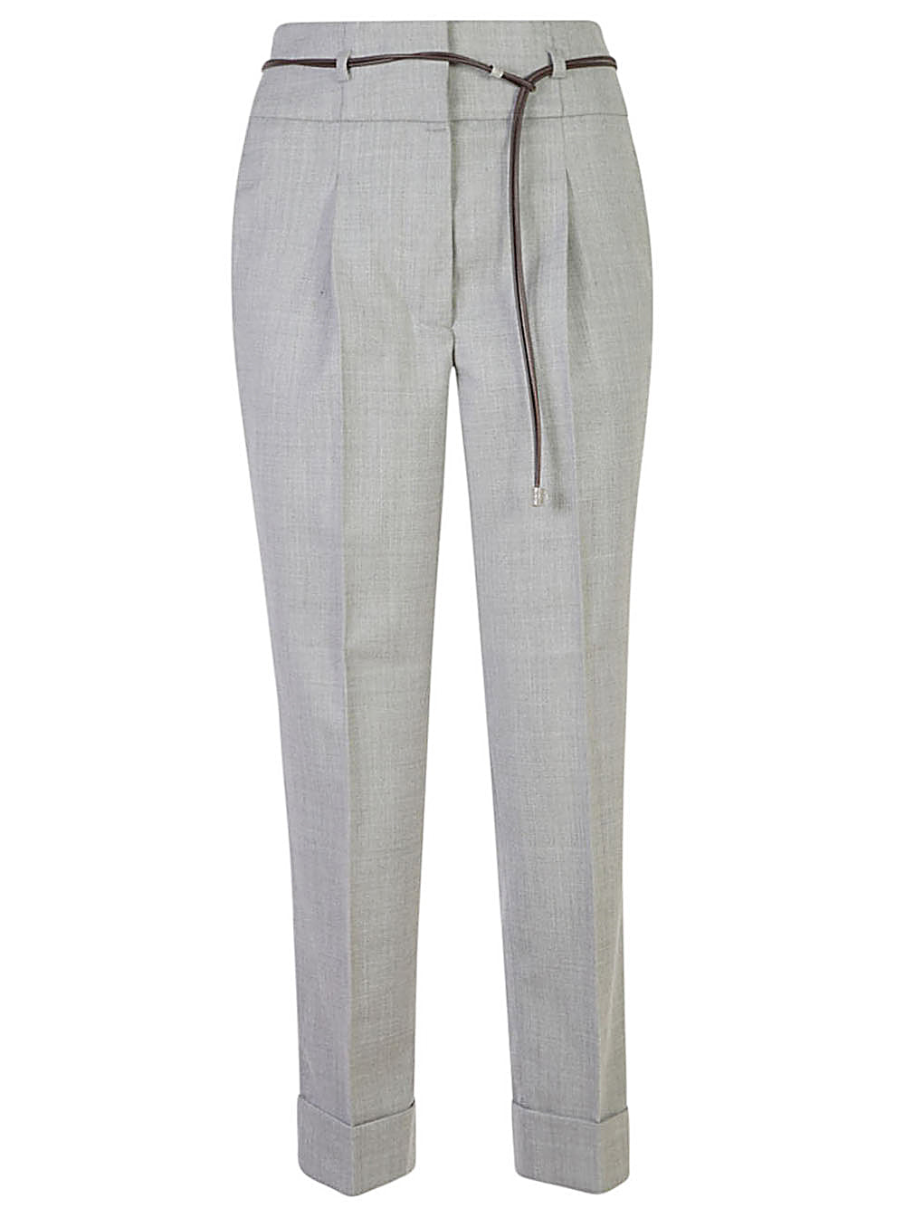 Peserico-OUTLET-SALE-Trousers GRAU-ARCHIVIST