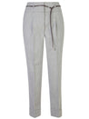 Peserico-OUTLET-SALE-Trousers GRAU-ARCHIVIST