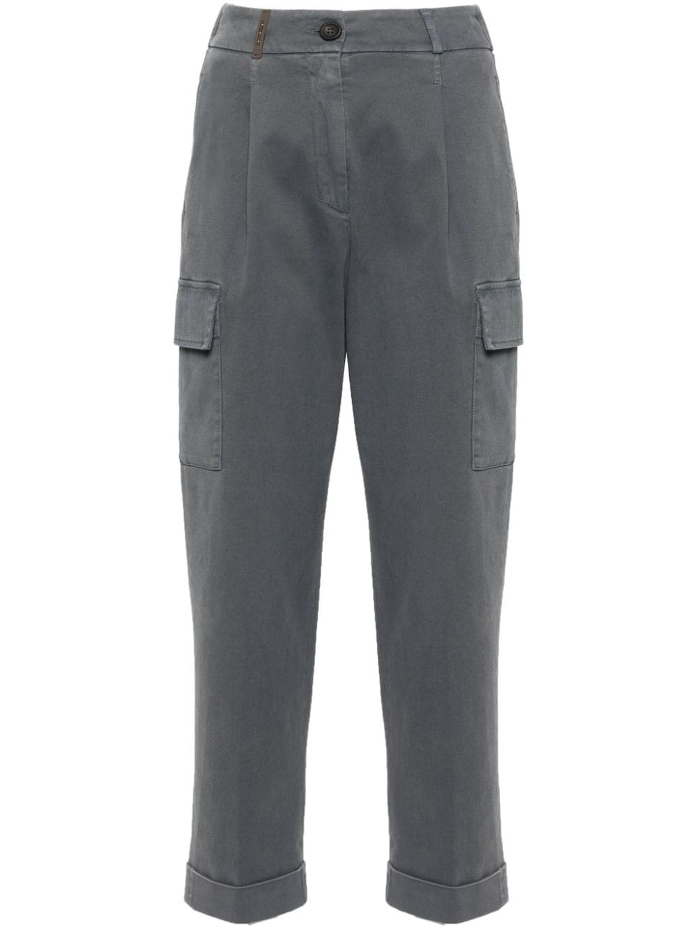 Peserico-OUTLET-SALE-Trousers GRAU-ARCHIVIST