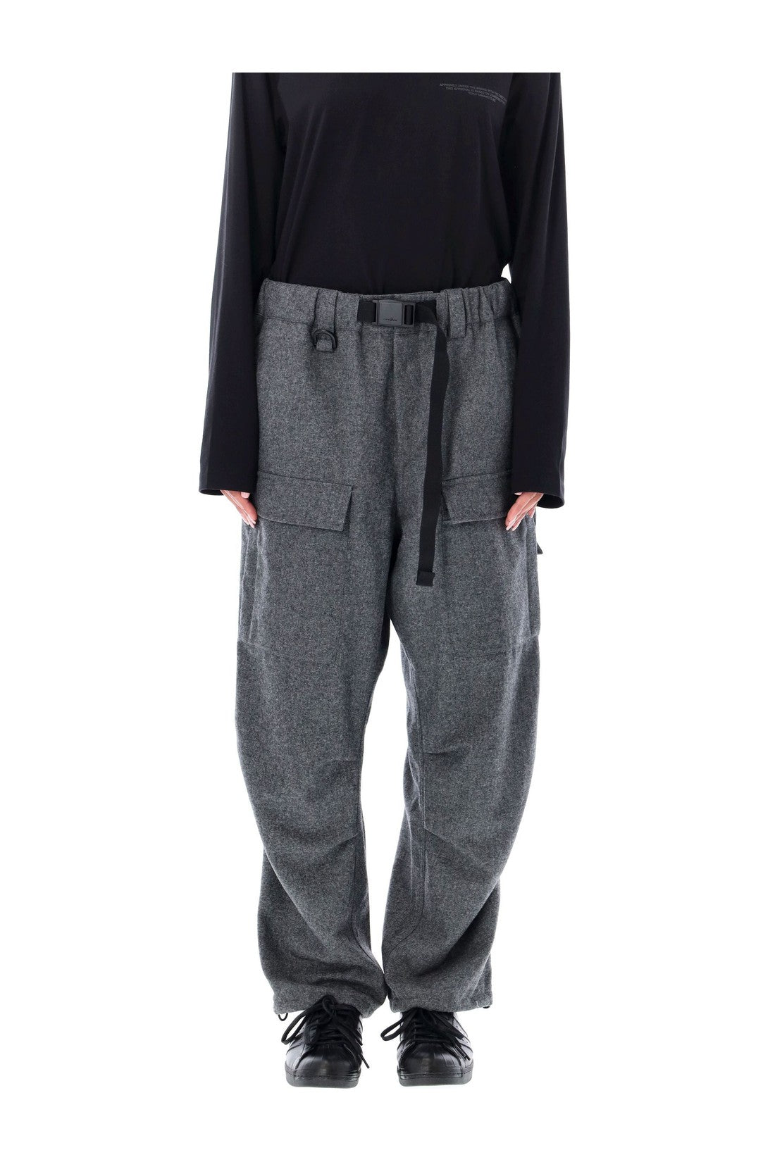 Y-3-OUTLET-SALE-Trousers GRAU-ARCHIVIST