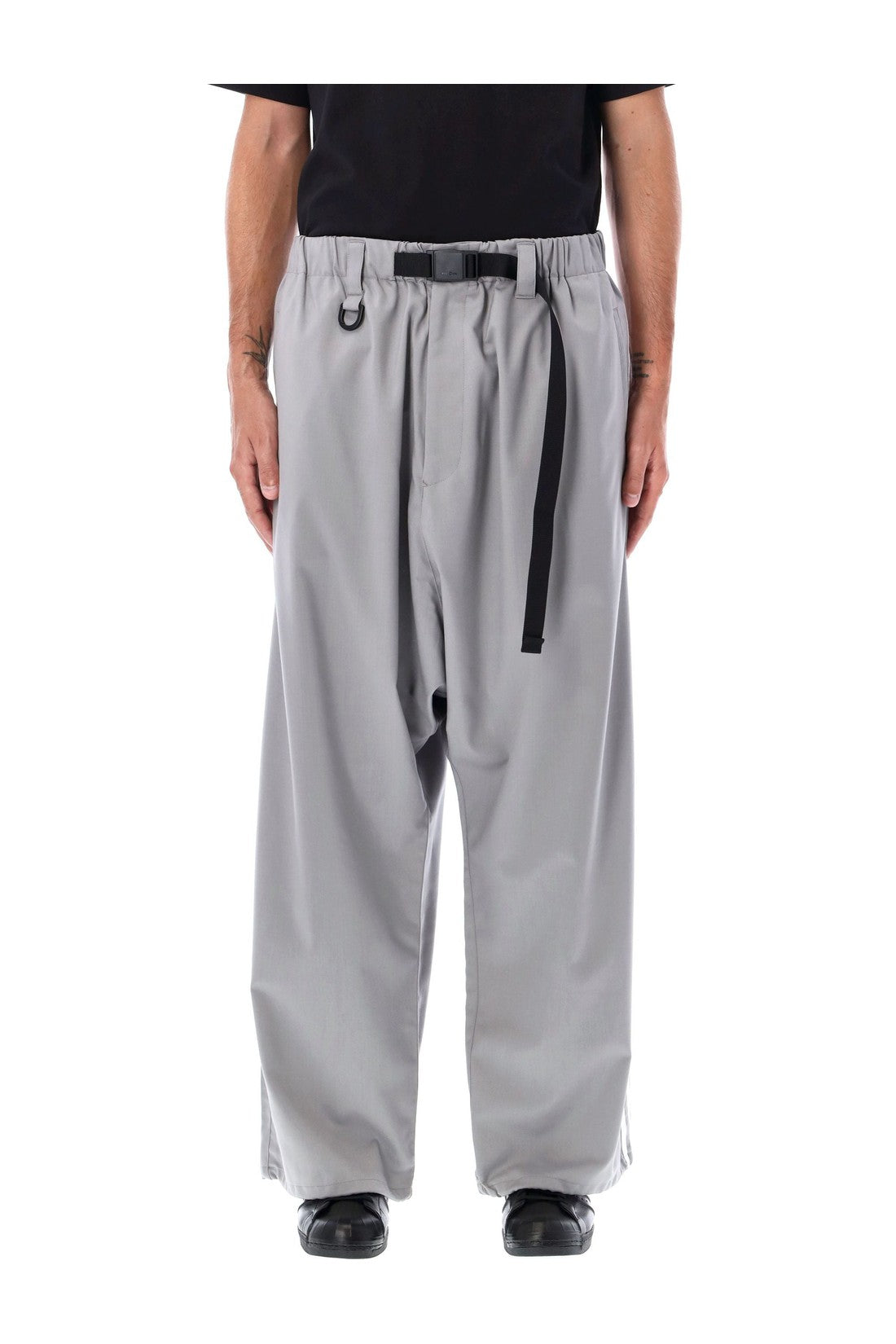 Y-3-OUTLET-SALE-Trousers GRAU-ARCHIVIST