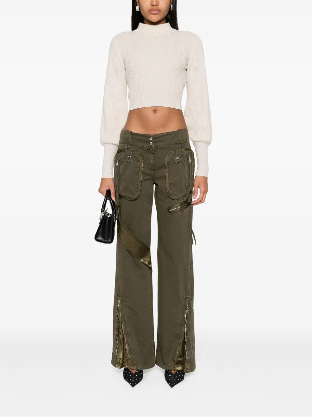 BLUMARINE-OUTLET-SALE-Trousers GRÜN-ARCHIVIST