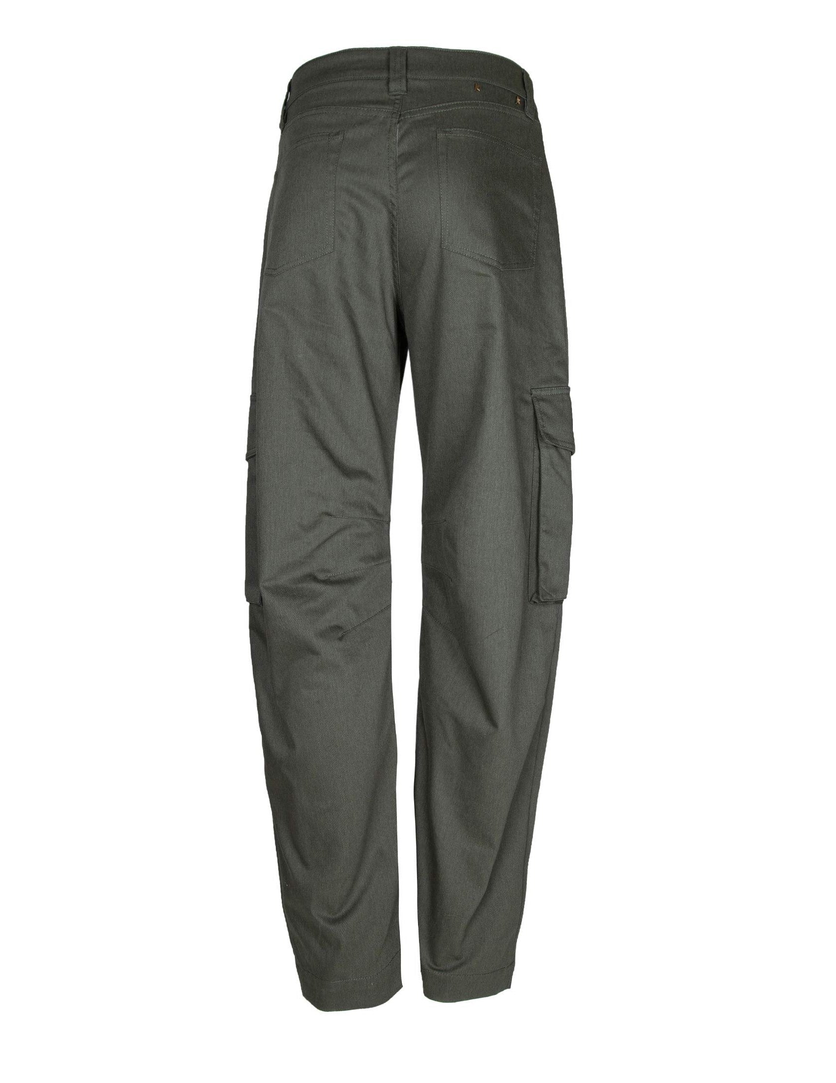 GOLDEN GOOSE-OUTLET-SALE-Trousers GRÜN-ARCHIVIST