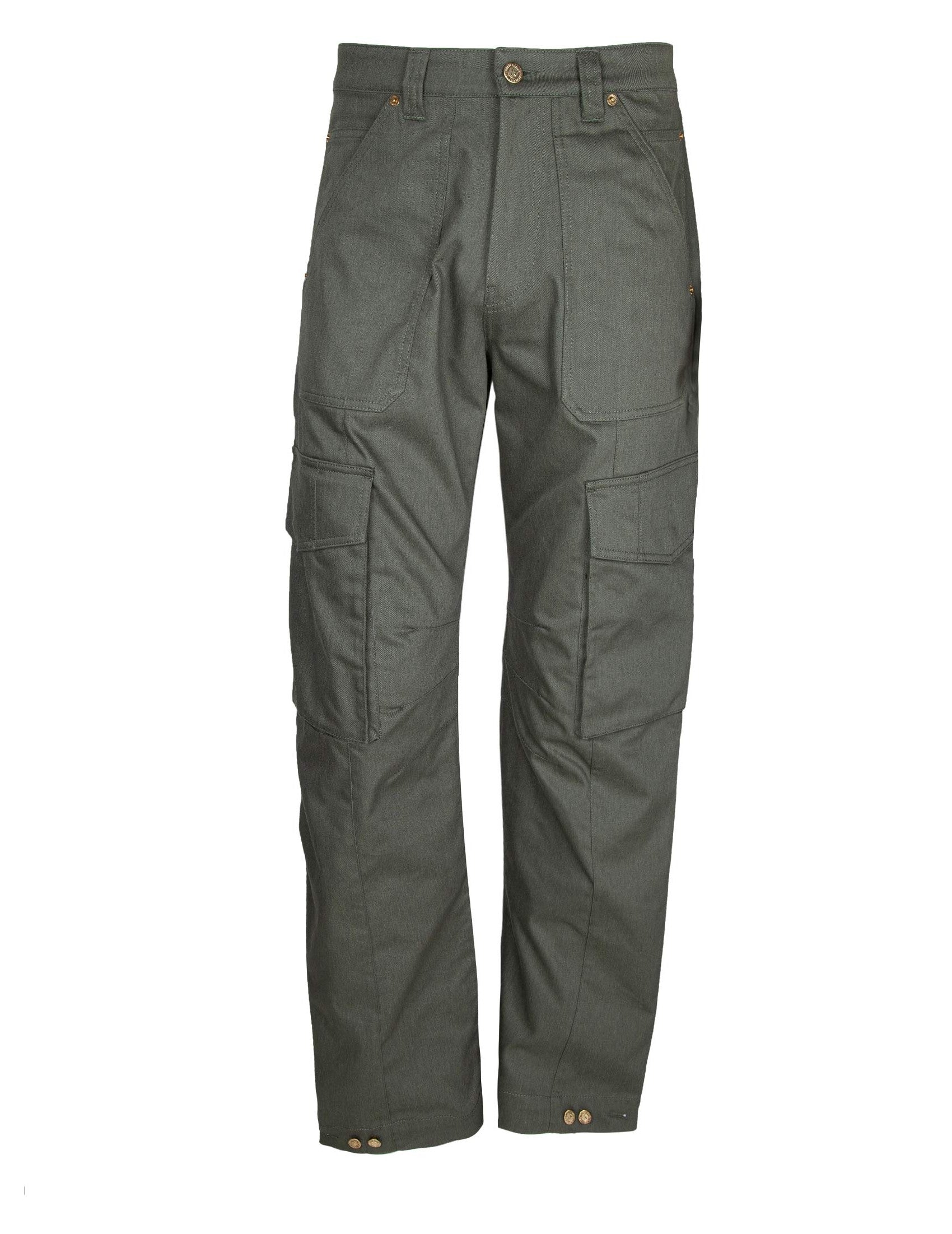 GOLDEN GOOSE-OUTLET-SALE-Trousers GRÜN-ARCHIVIST