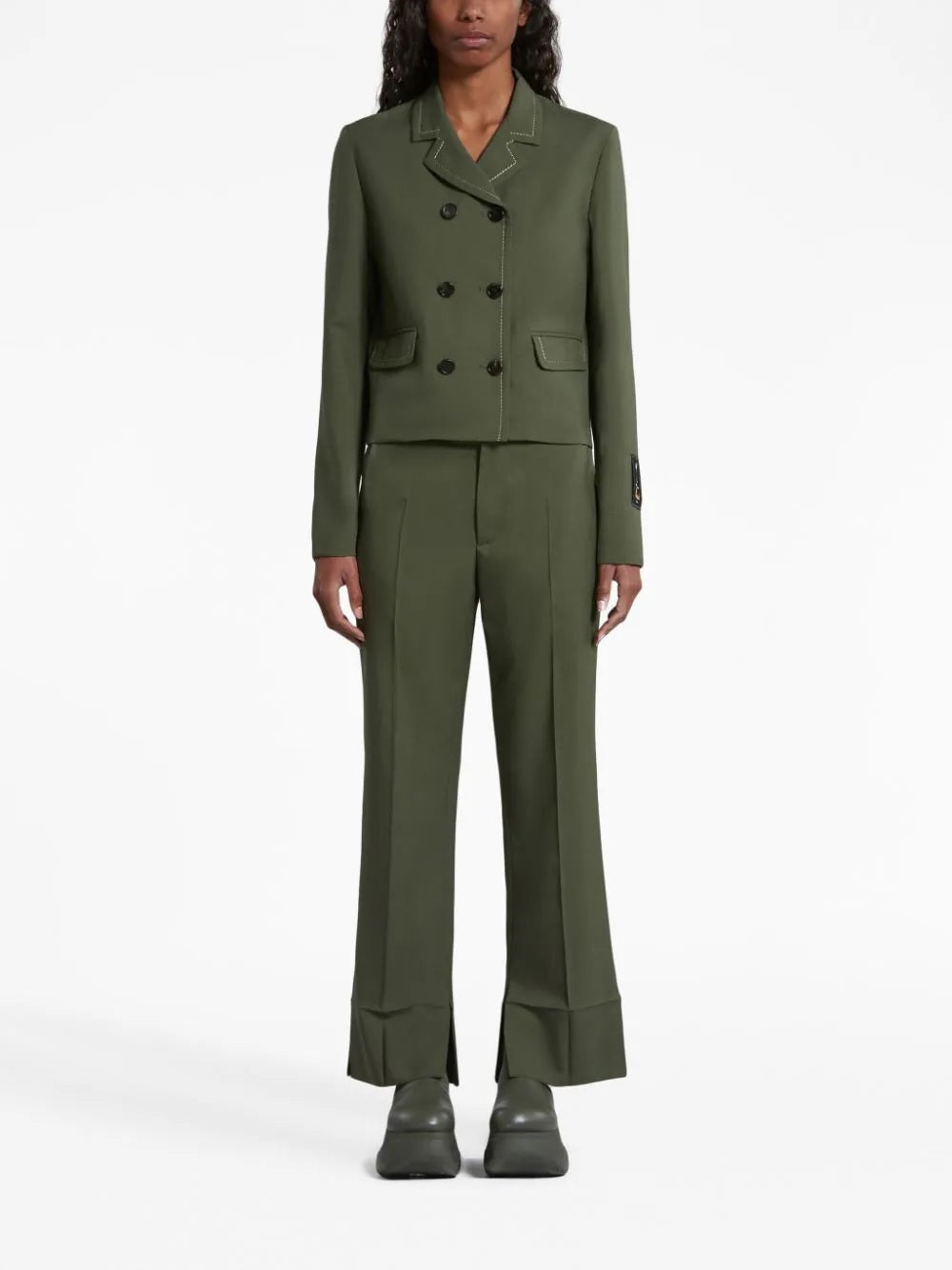 MARNI-OUTLET-SALE-Trousers GRÜN-ARCHIVIST