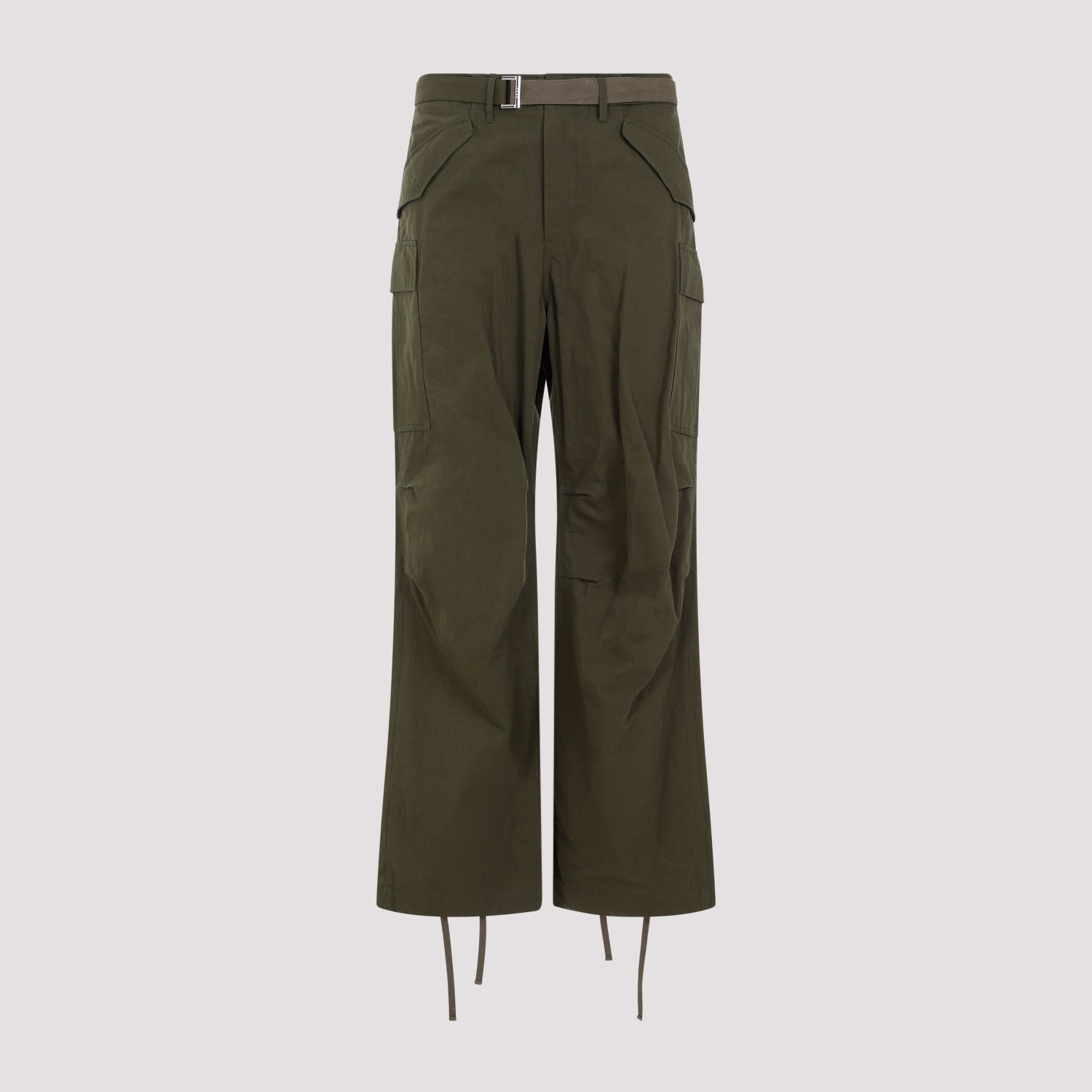 SACAI-OUTLET-SALE-Trousers GRÜN-ARCHIVIST