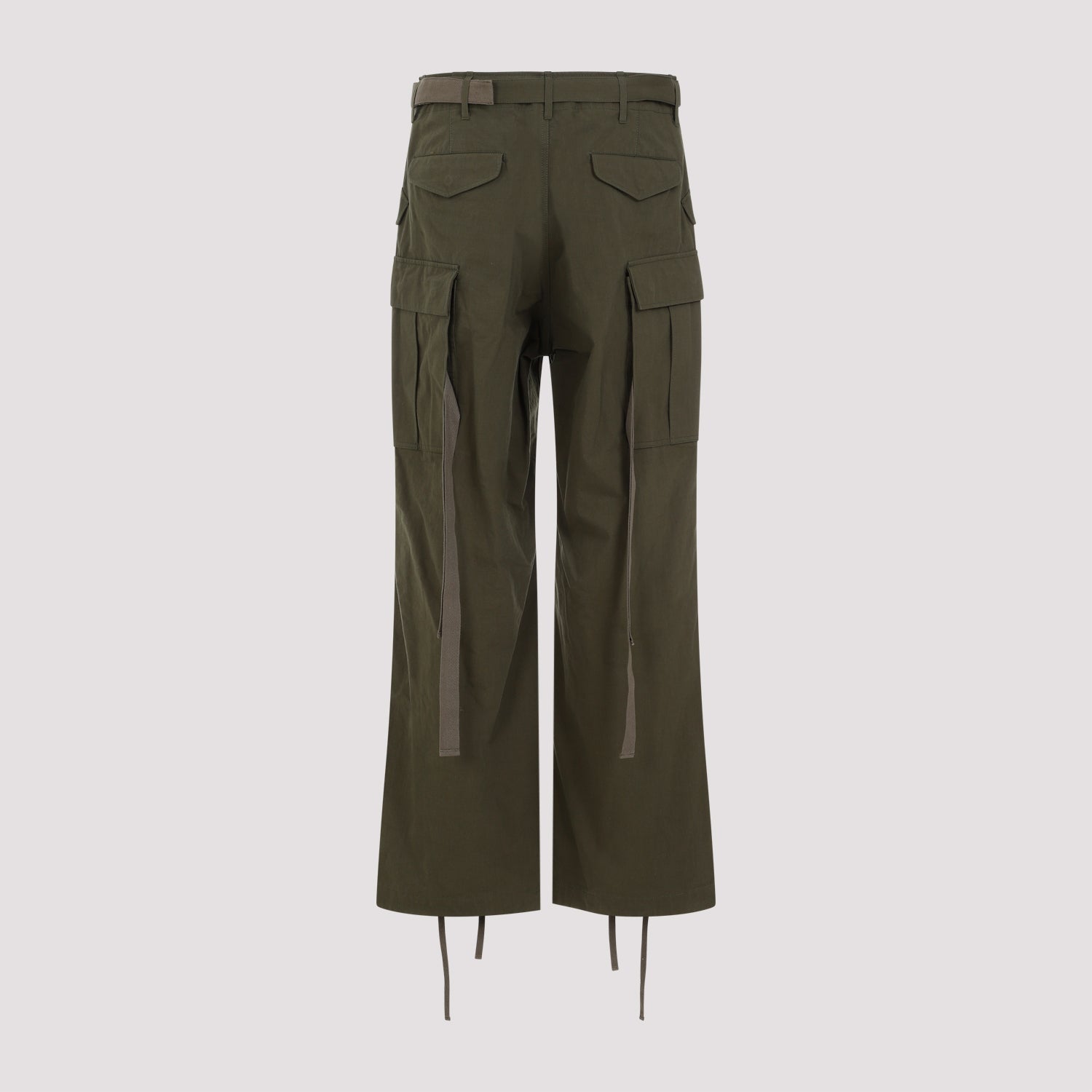 SACAI-OUTLET-SALE-Trousers GRÜN-ARCHIVIST