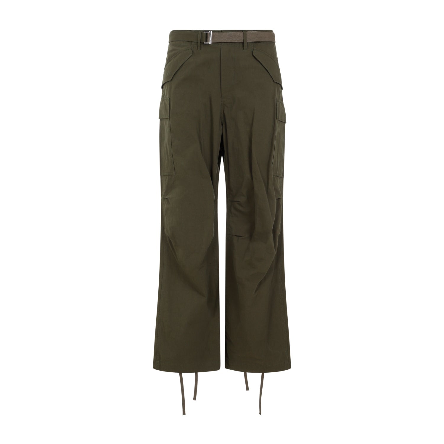 SACAI-OUTLET-SALE-Trousers GRÜN-ARCHIVIST