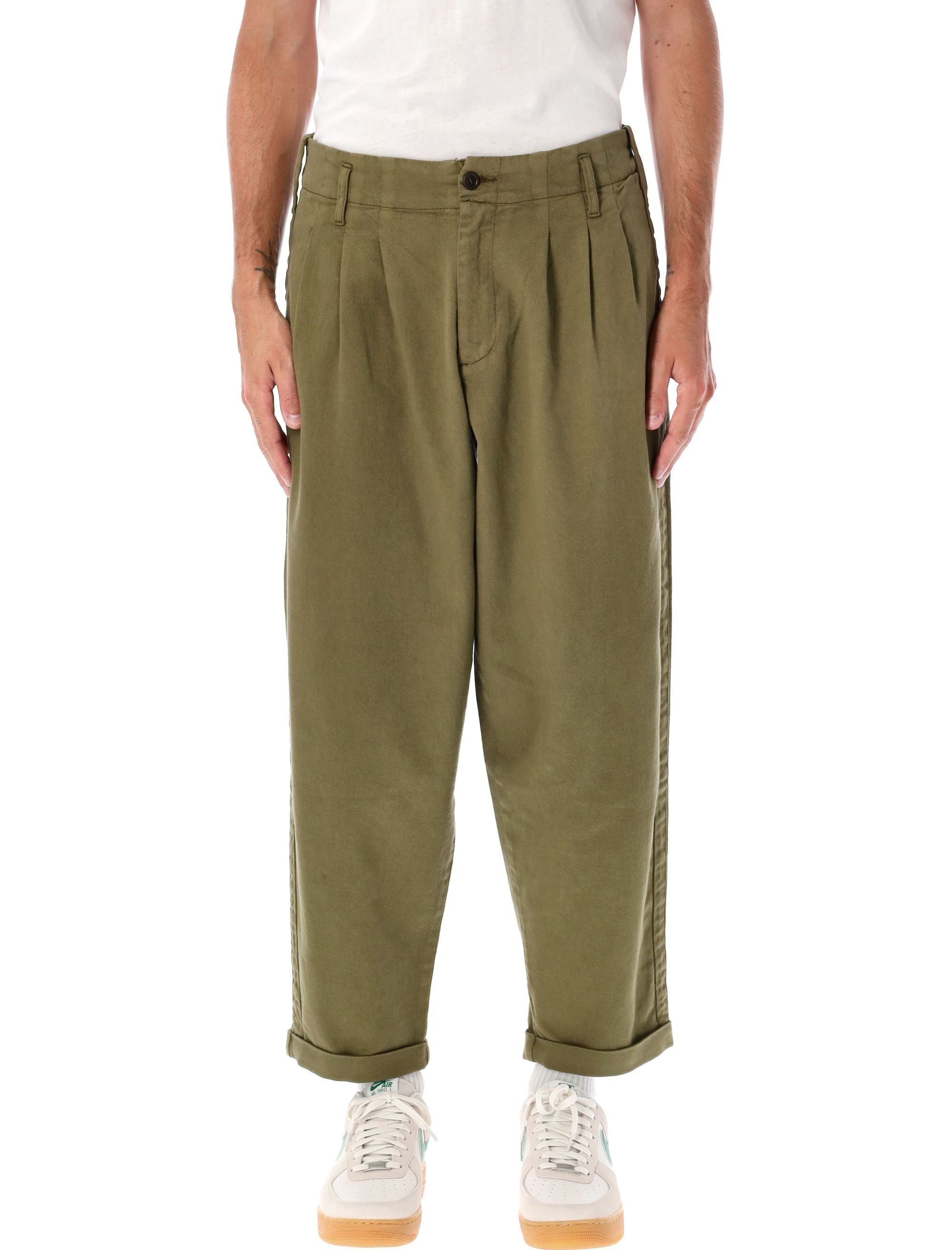 YMC-OUTLET-SALE-Trousers GRÜN-ARCHIVIST