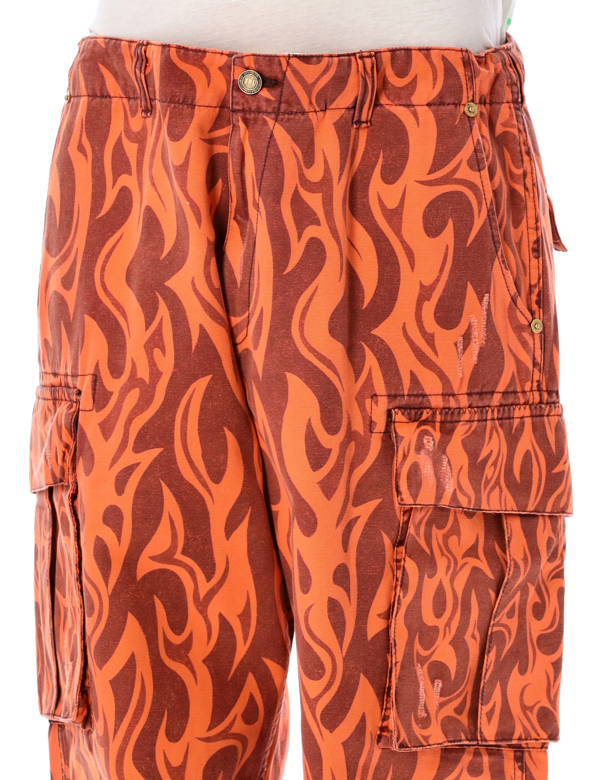 ERL-OUTLET-SALE-Trousers ORANGE-ARCHIVIST