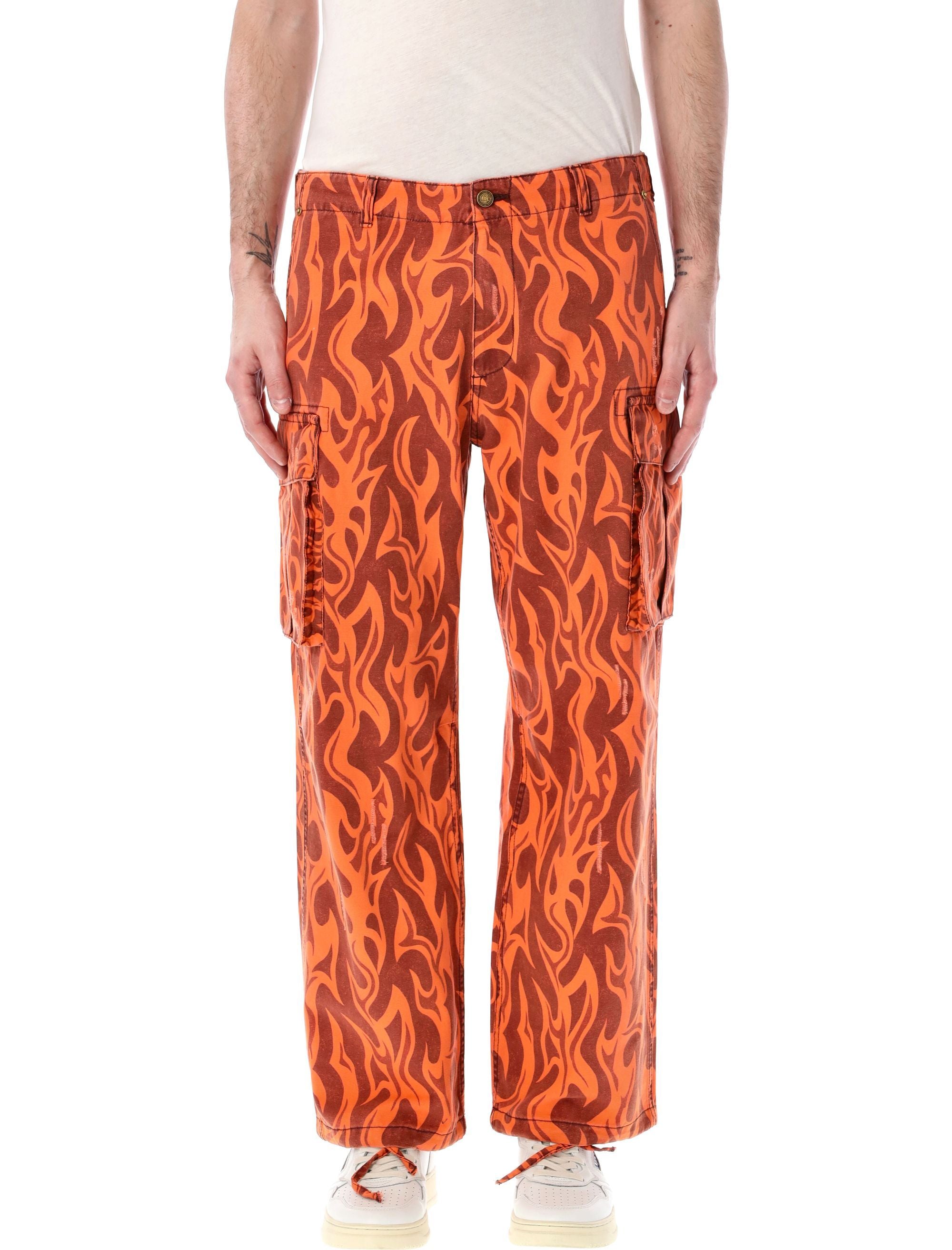 ERL-OUTLET-SALE-Trousers ORANGE-ARCHIVIST