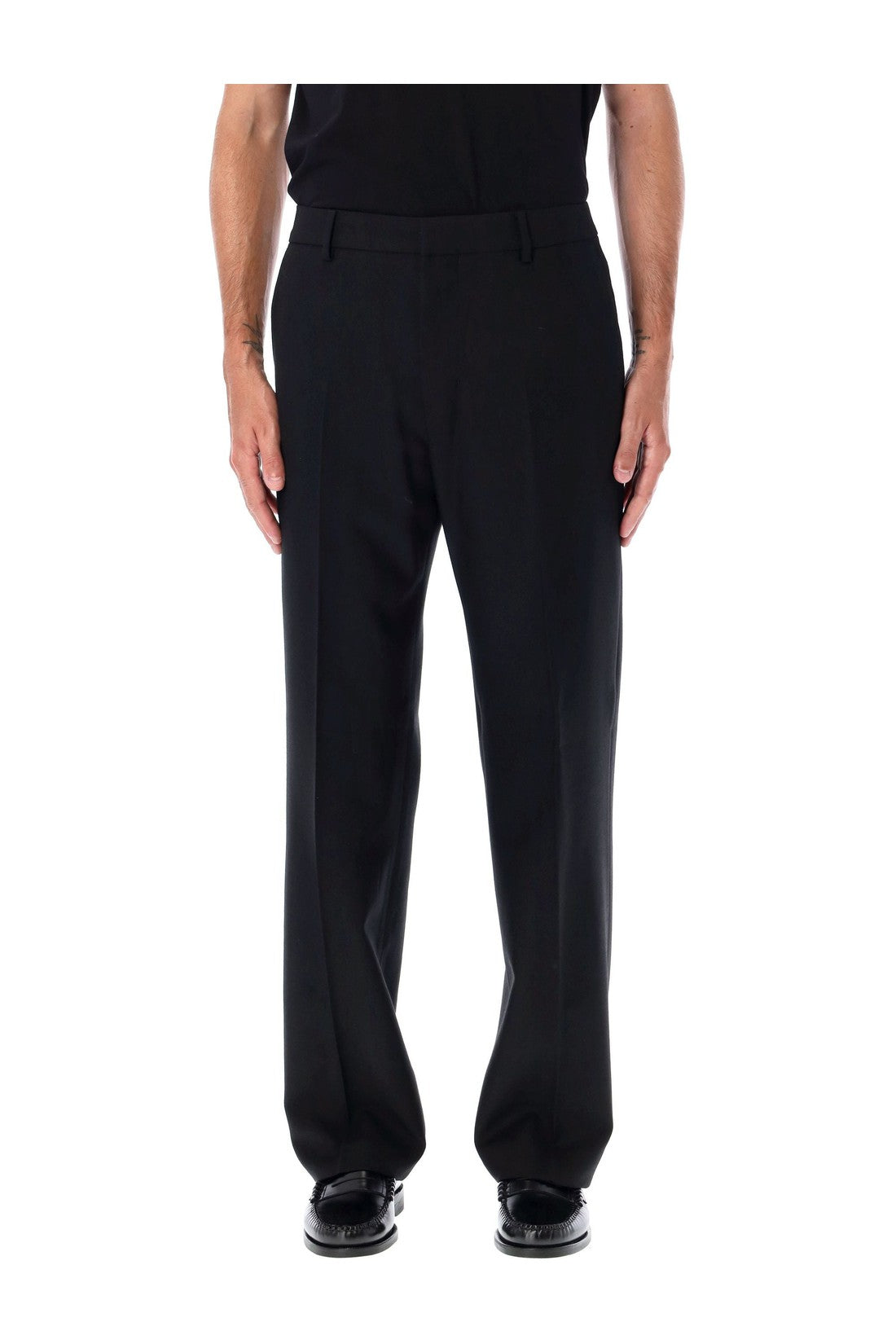 AMI PARIS-OUTLET-SALE-Trousers SCHWARZ-ARCHIVIST