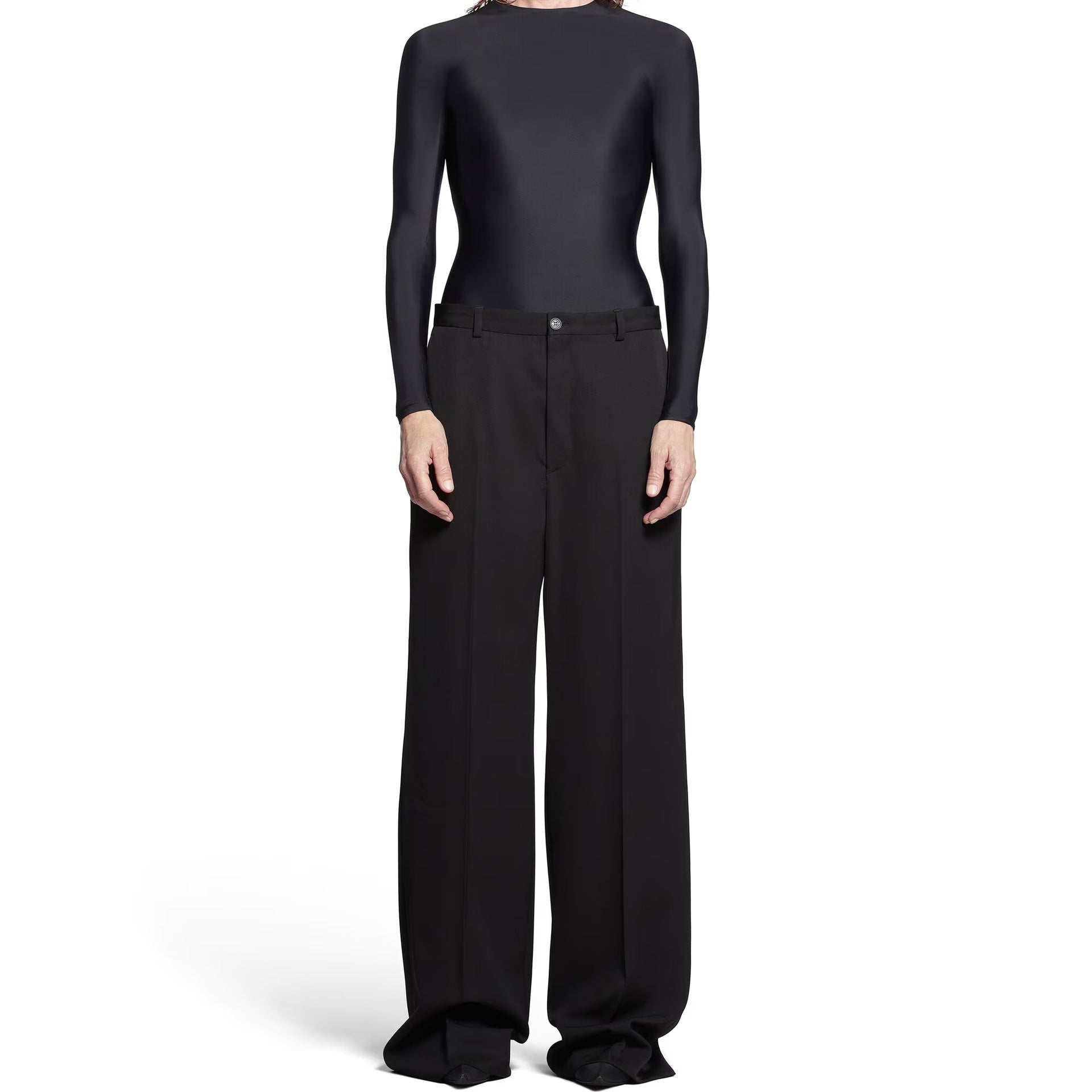 BALENCIAGA-OUTLET-SALE-Trousers SCHWARZ-ARCHIVIST