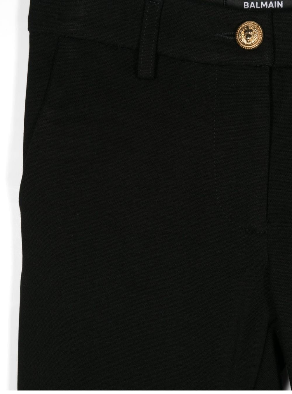 BALMAIN KIDS-OUTLET-SALE-Trousers SCHWARZ-ARCHIVIST