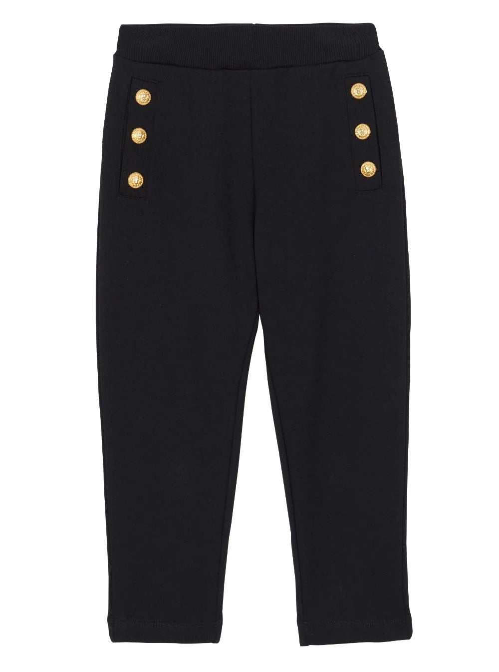 BALMAIN KIDS-OUTLET-SALE-Trousers SCHWARZ-ARCHIVIST