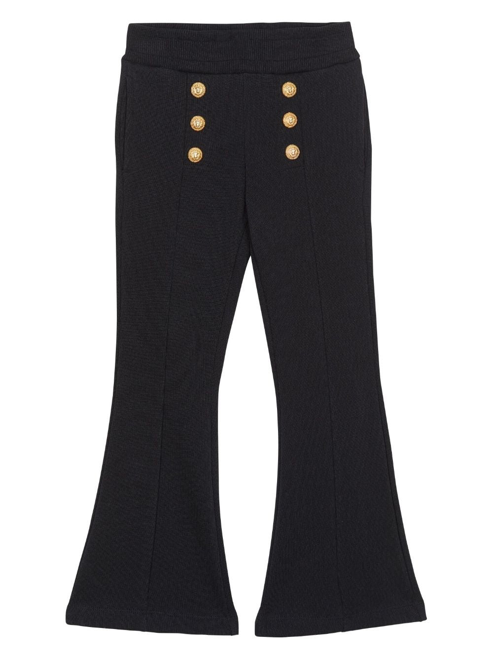 BALMAIN KIDS-OUTLET-SALE-Trousers SCHWARZ-ARCHIVIST