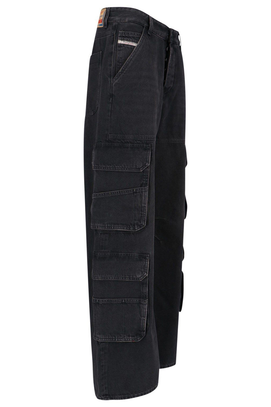 DIESEL-OUTLET-SALE-Trousers SCHWARZ-ARCHIVIST