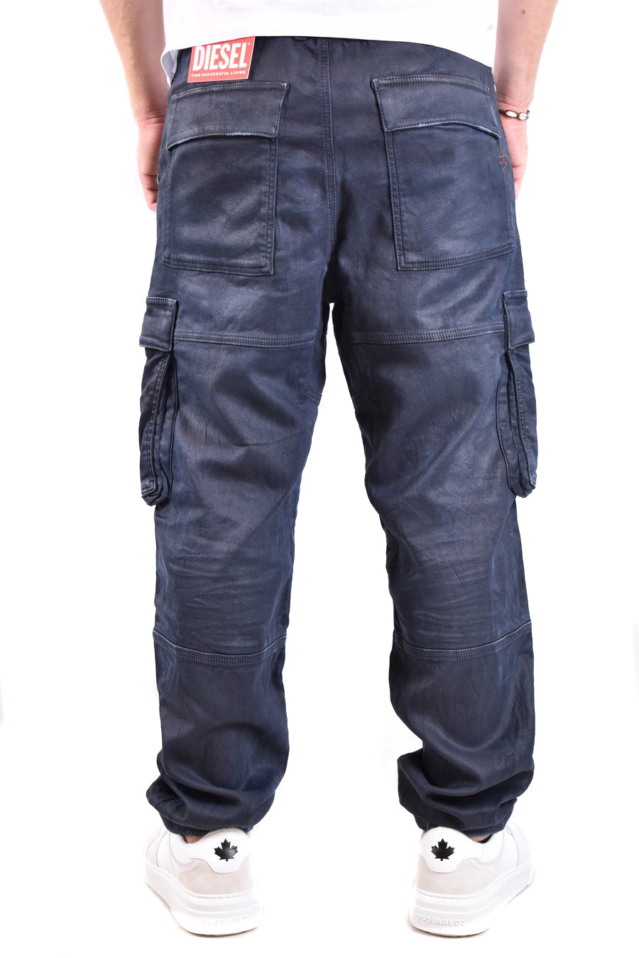 DIESEL-OUTLET-SALE-Trousers SCHWARZ-ARCHIVIST