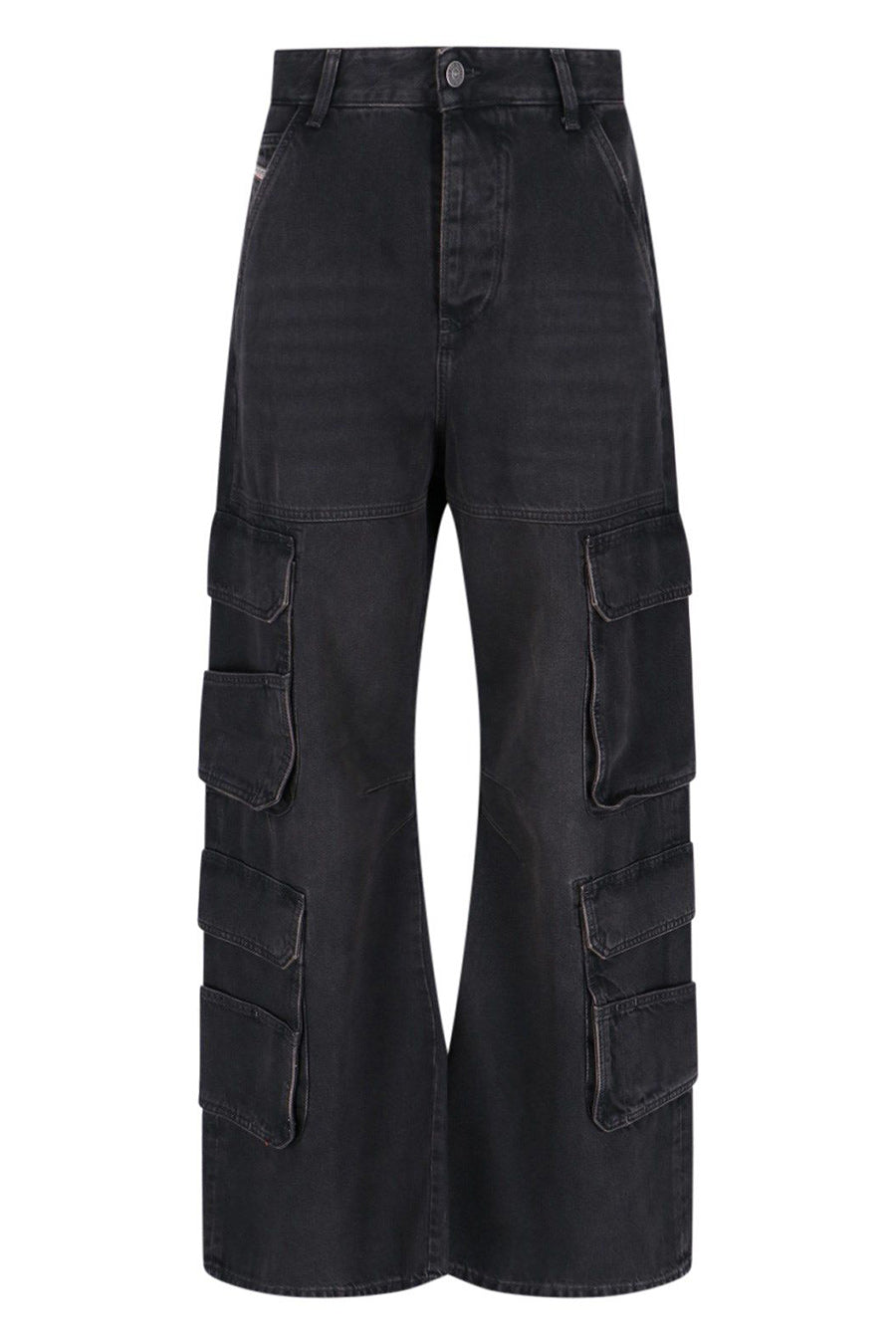 DIESEL-OUTLET-SALE-Trousers SCHWARZ-ARCHIVIST