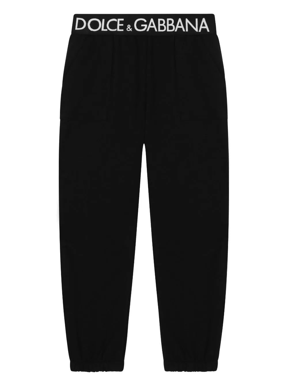 DOLCE & GABBANA KIDS-OUTLET-SALE-Trousers SCHWARZ-ARCHIVIST