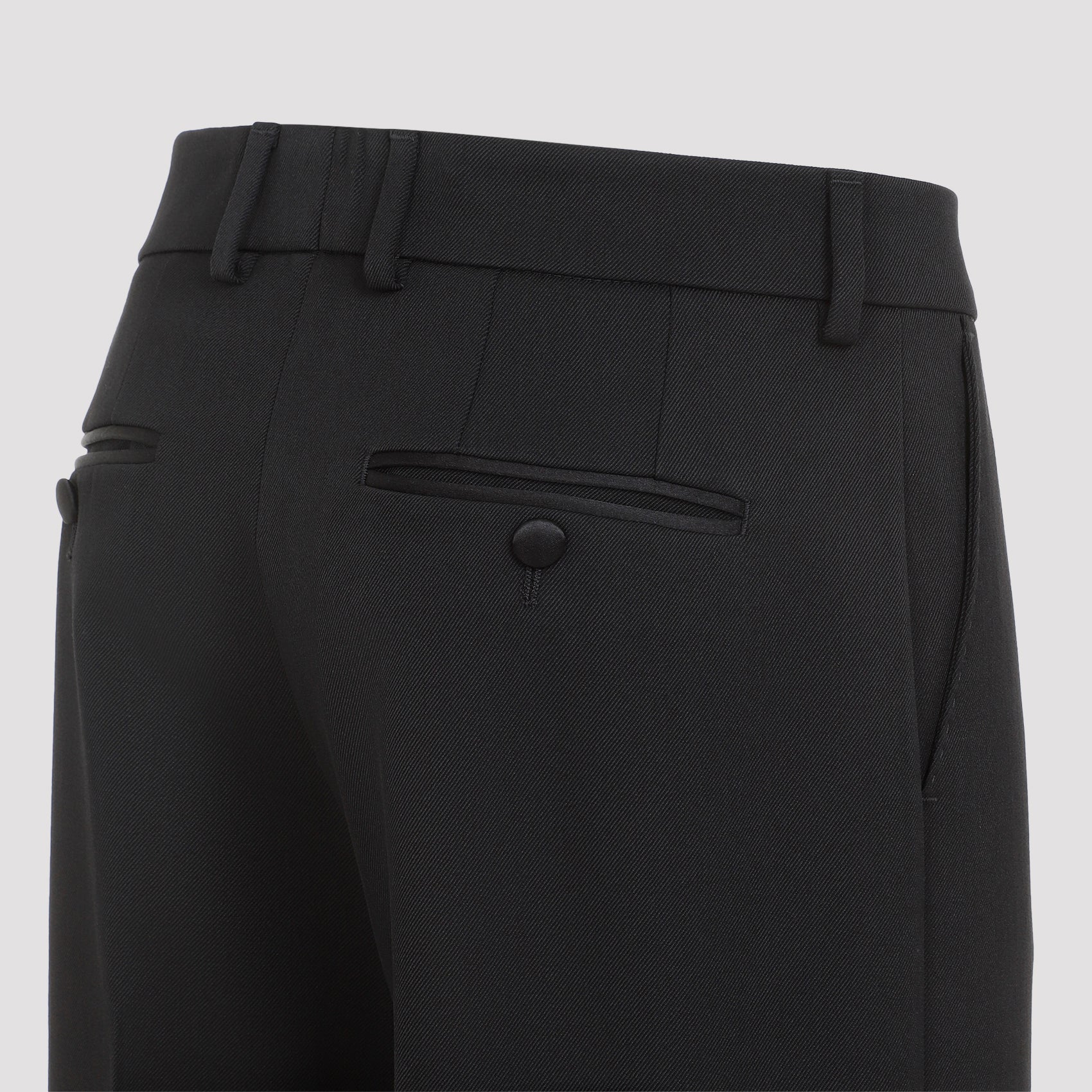 DOLCE & GABBANA-OUTLET-SALE-Trousers SCHWARZ-ARCHIVIST