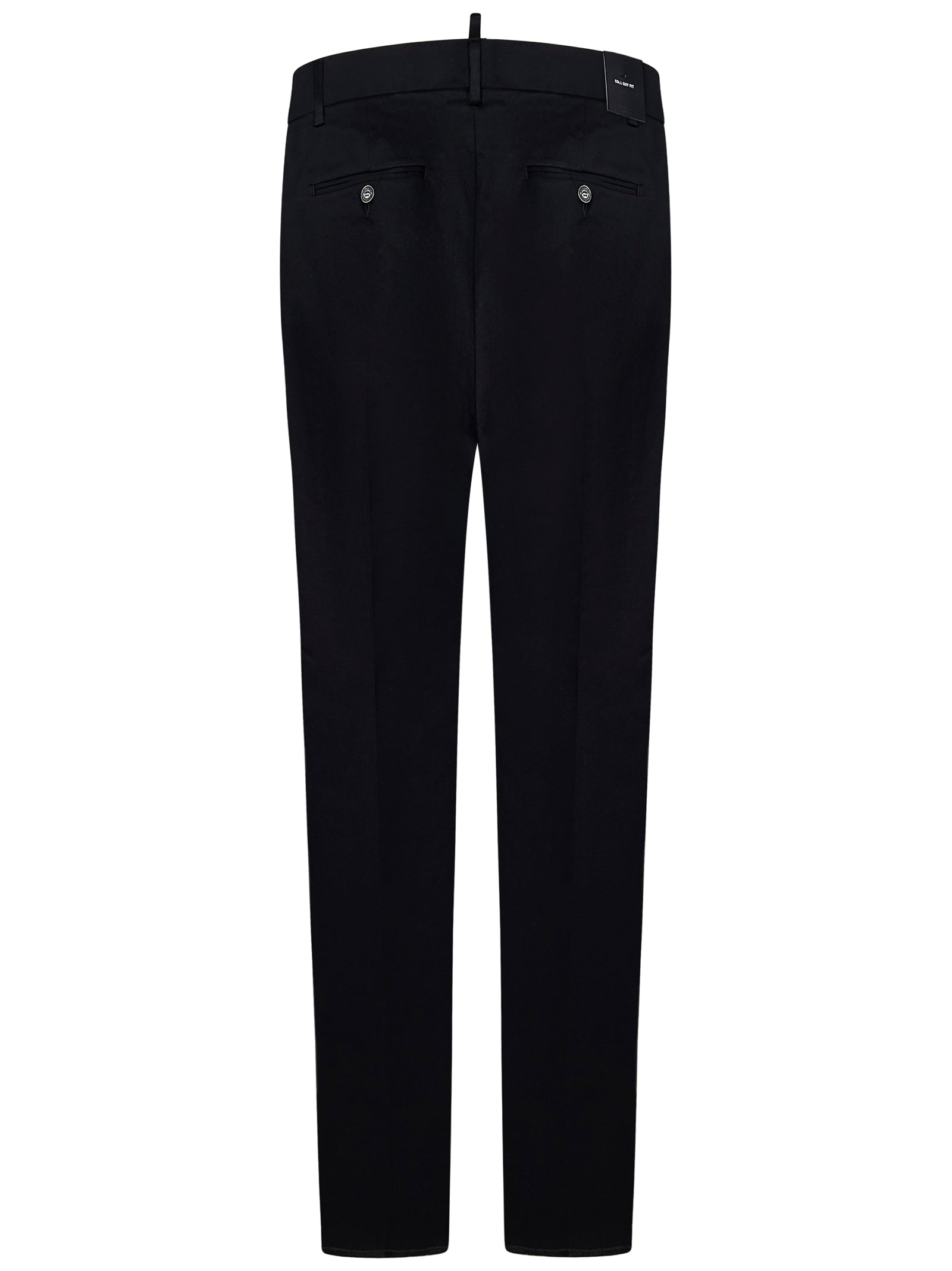 DSQUARED2-OUTLET-SALE-Trousers SCHWARZ-ARCHIVIST