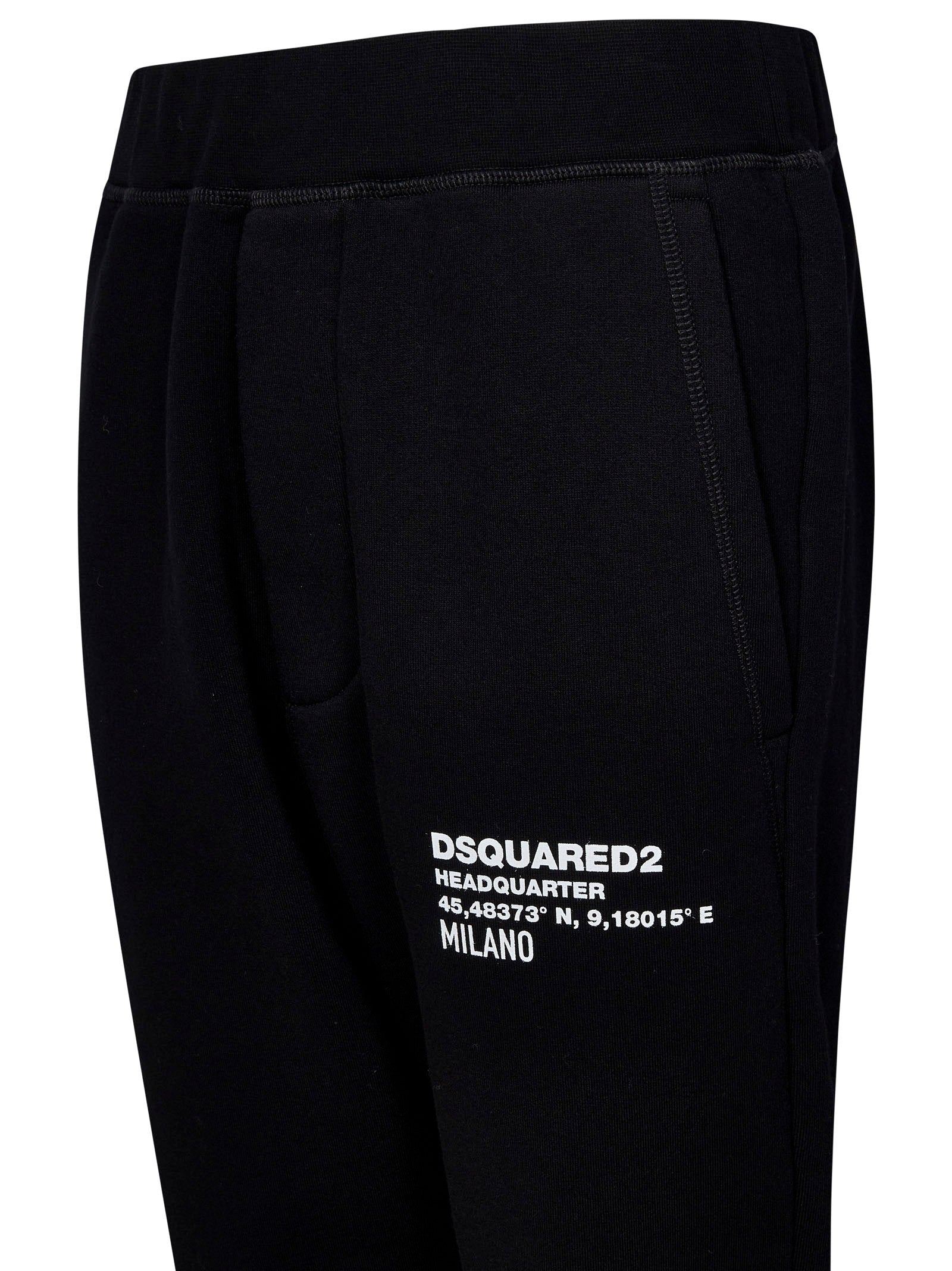 DSQUARED2-OUTLET-SALE-Trousers SCHWARZ-ARCHIVIST