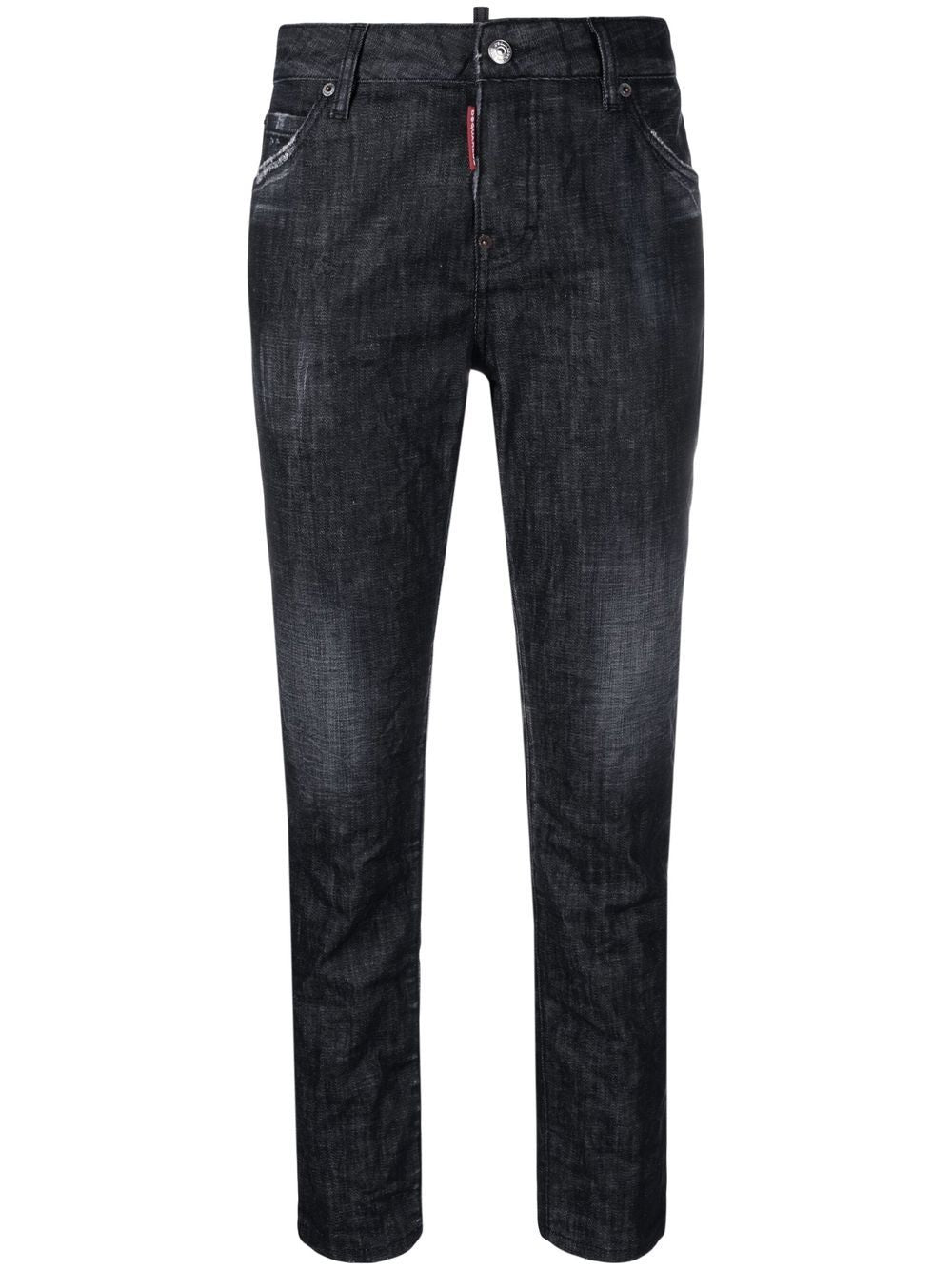 DSQUARED2-OUTLET-SALE-Trousers SCHWARZ-ARCHIVIST