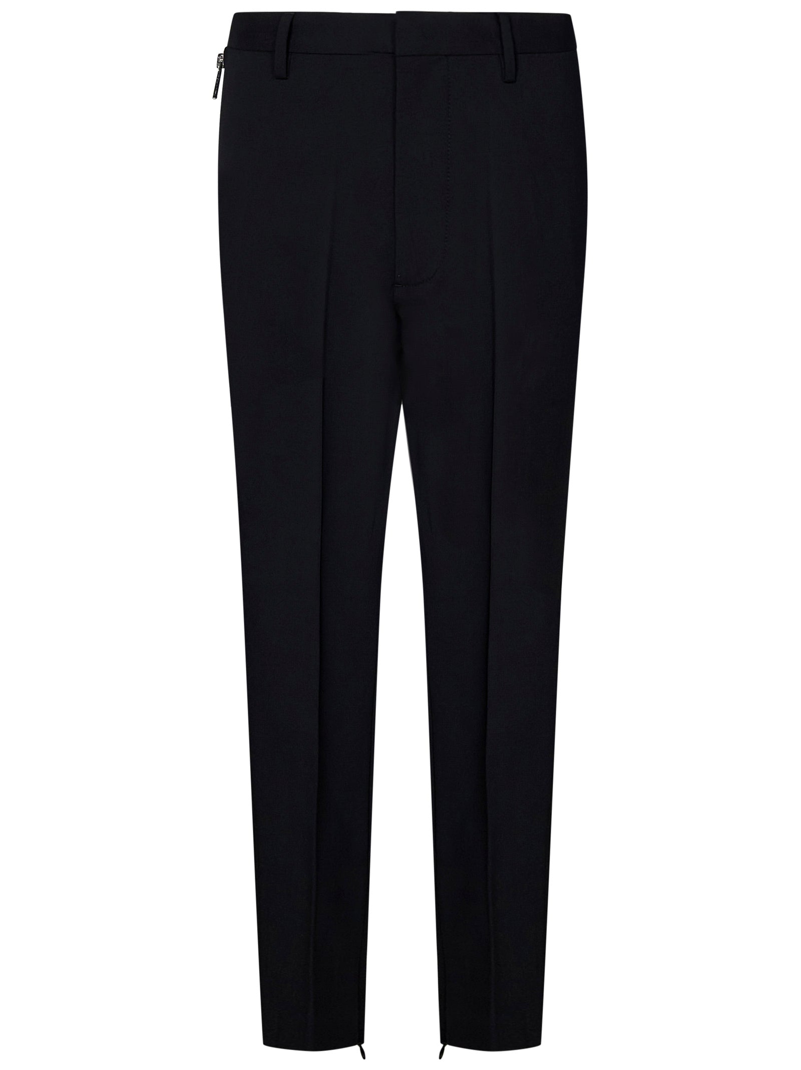 DSQUARED2-OUTLET-SALE-Trousers SCHWARZ-ARCHIVIST