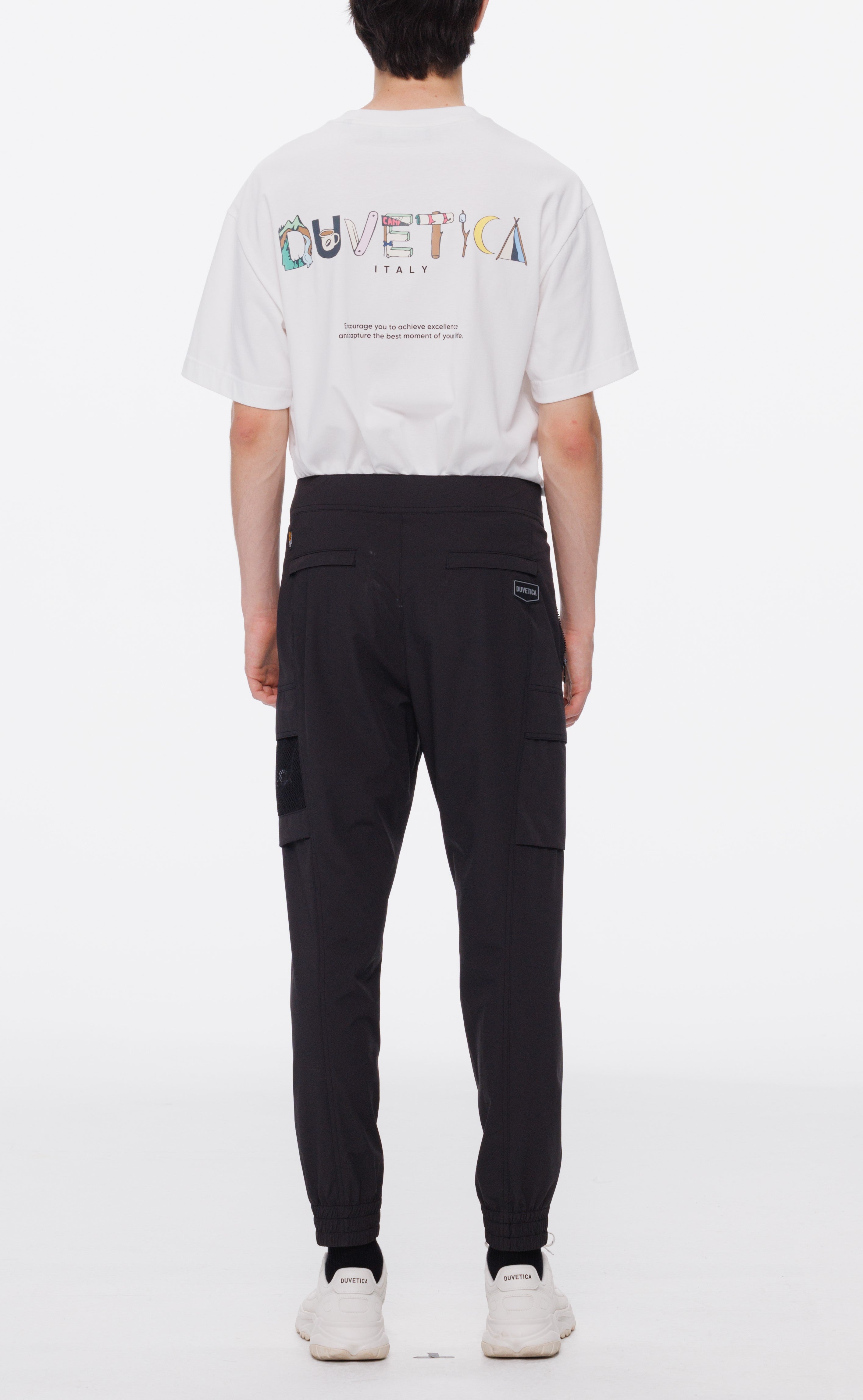 DUVETICA-OUTLET-SALE-Trousers SCHWARZ-ARCHIVIST