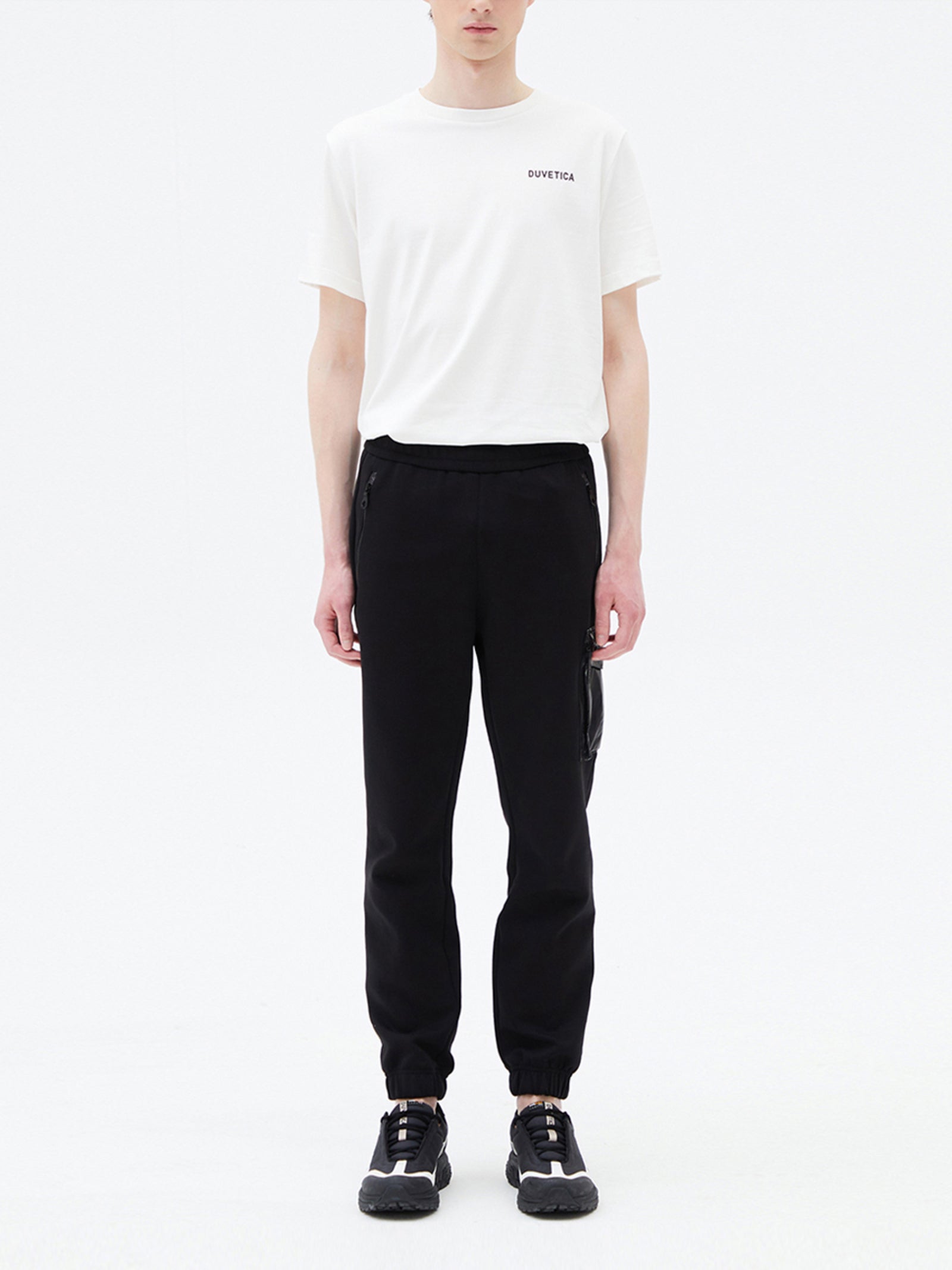 DUVETICA-OUTLET-SALE-Trousers SCHWARZ-ARCHIVIST