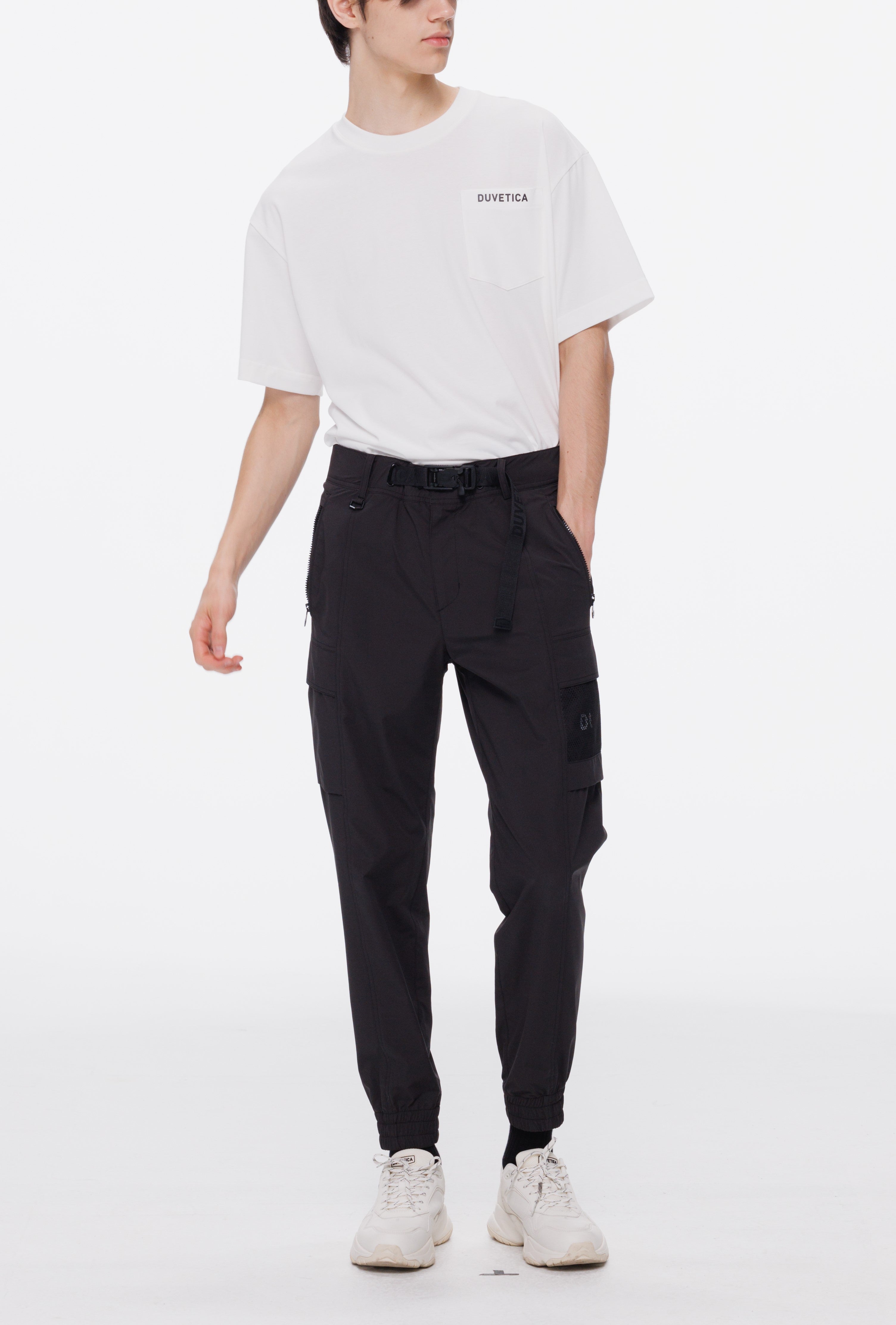 DUVETICA-OUTLET-SALE-Trousers SCHWARZ-ARCHIVIST