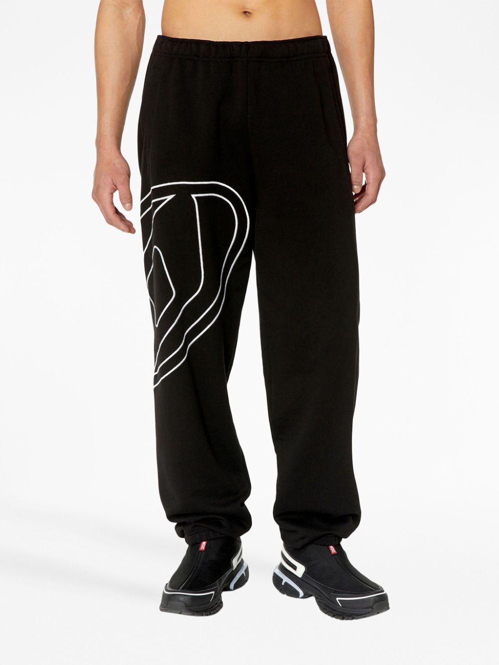 Diesel-OUTLET-SALE-Trousers SCHWARZ-ARCHIVIST