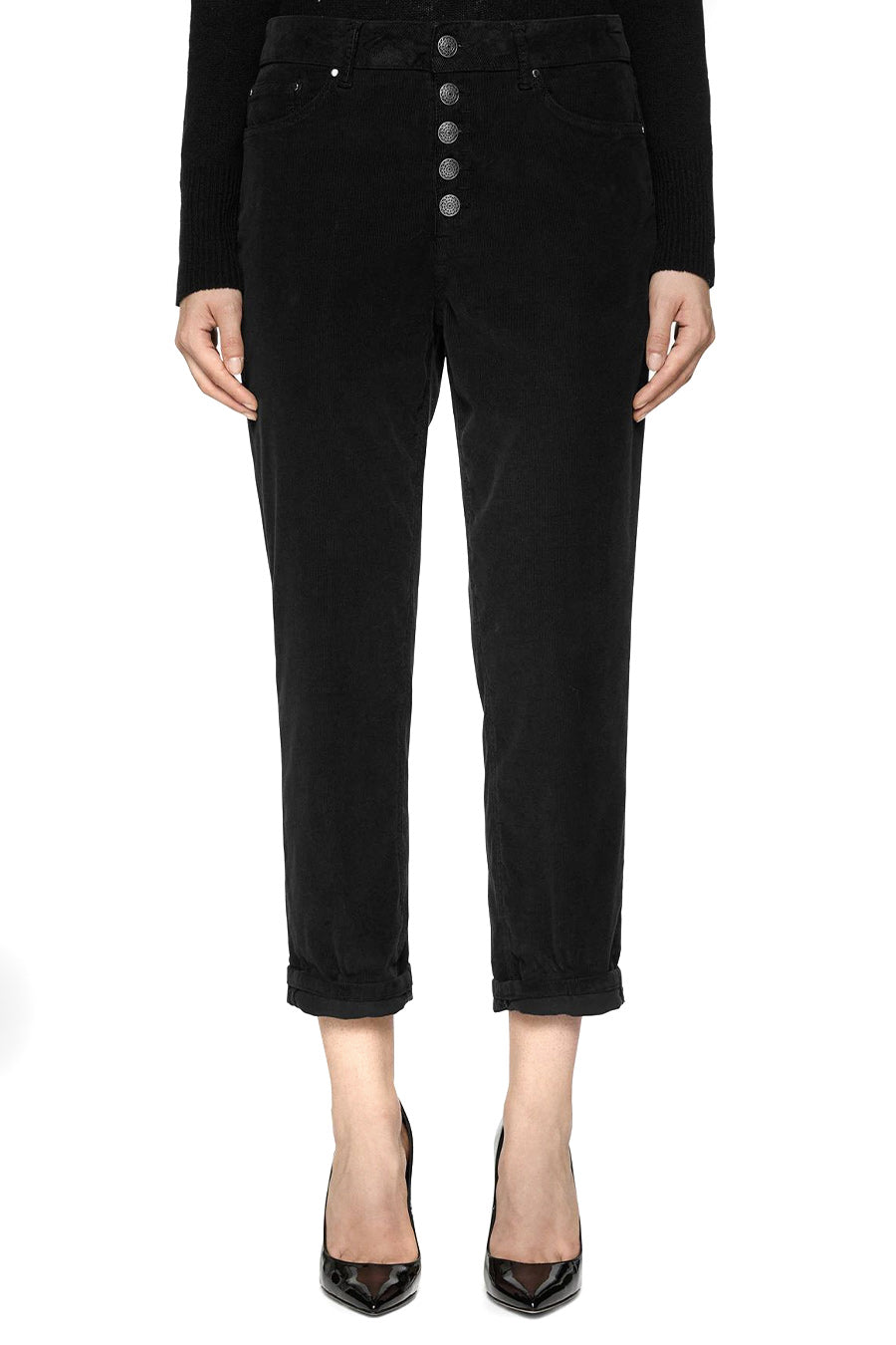 Dondup-OUTLET-SALE-Trousers SCHWARZ-ARCHIVIST