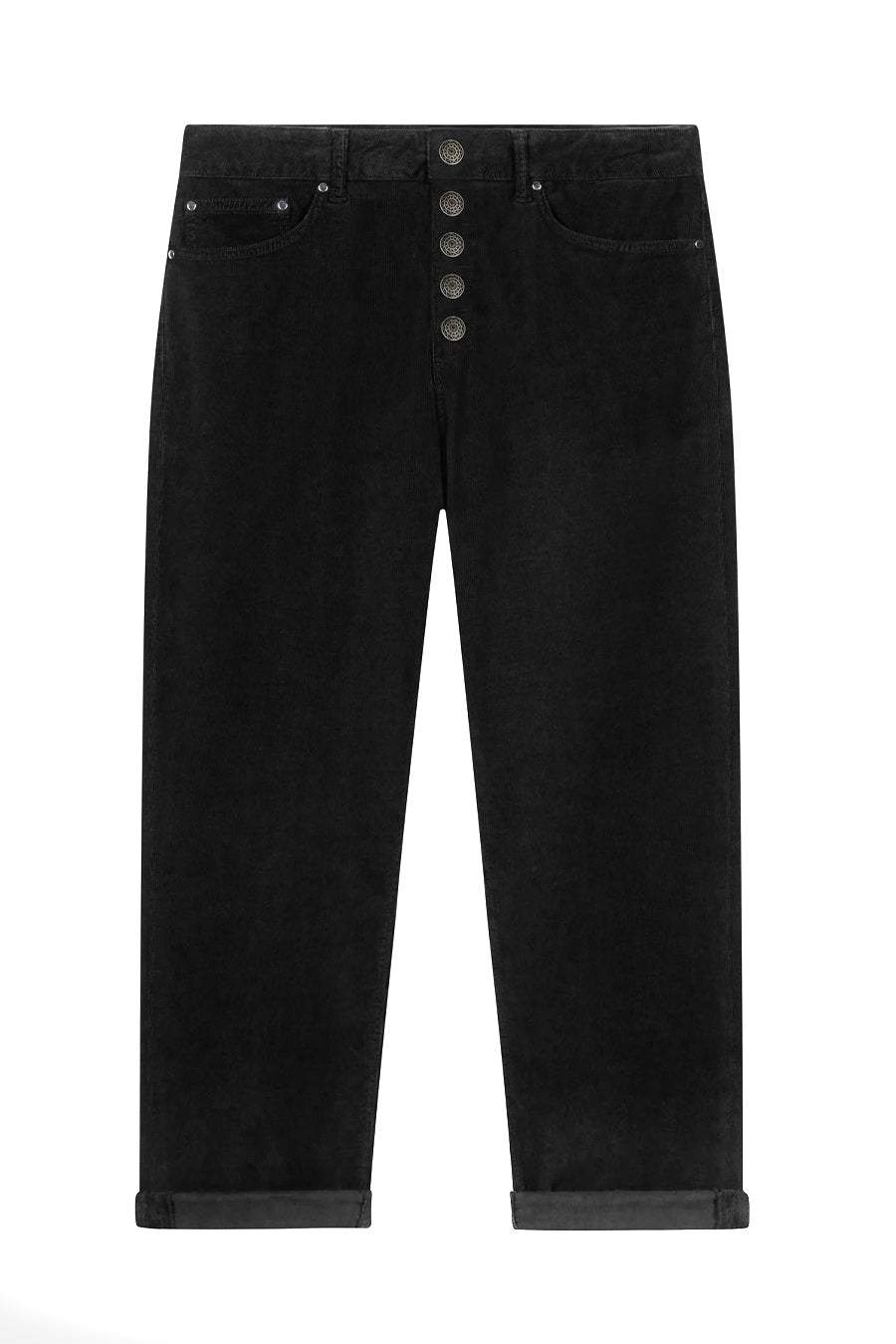 Dondup-OUTLET-SALE-Trousers SCHWARZ-ARCHIVIST