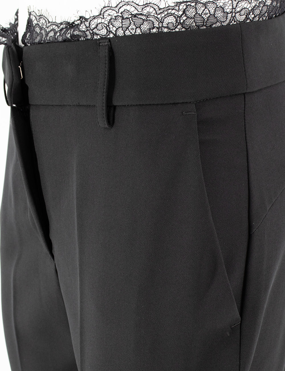 Ermanno Firenze-OUTLET-SALE-Trousers SCHWARZ-ARCHIVIST