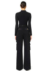 Elisabetta Franchi-OUTLET-SALE-Trousers SCHWARZ-ARCHIVIST
