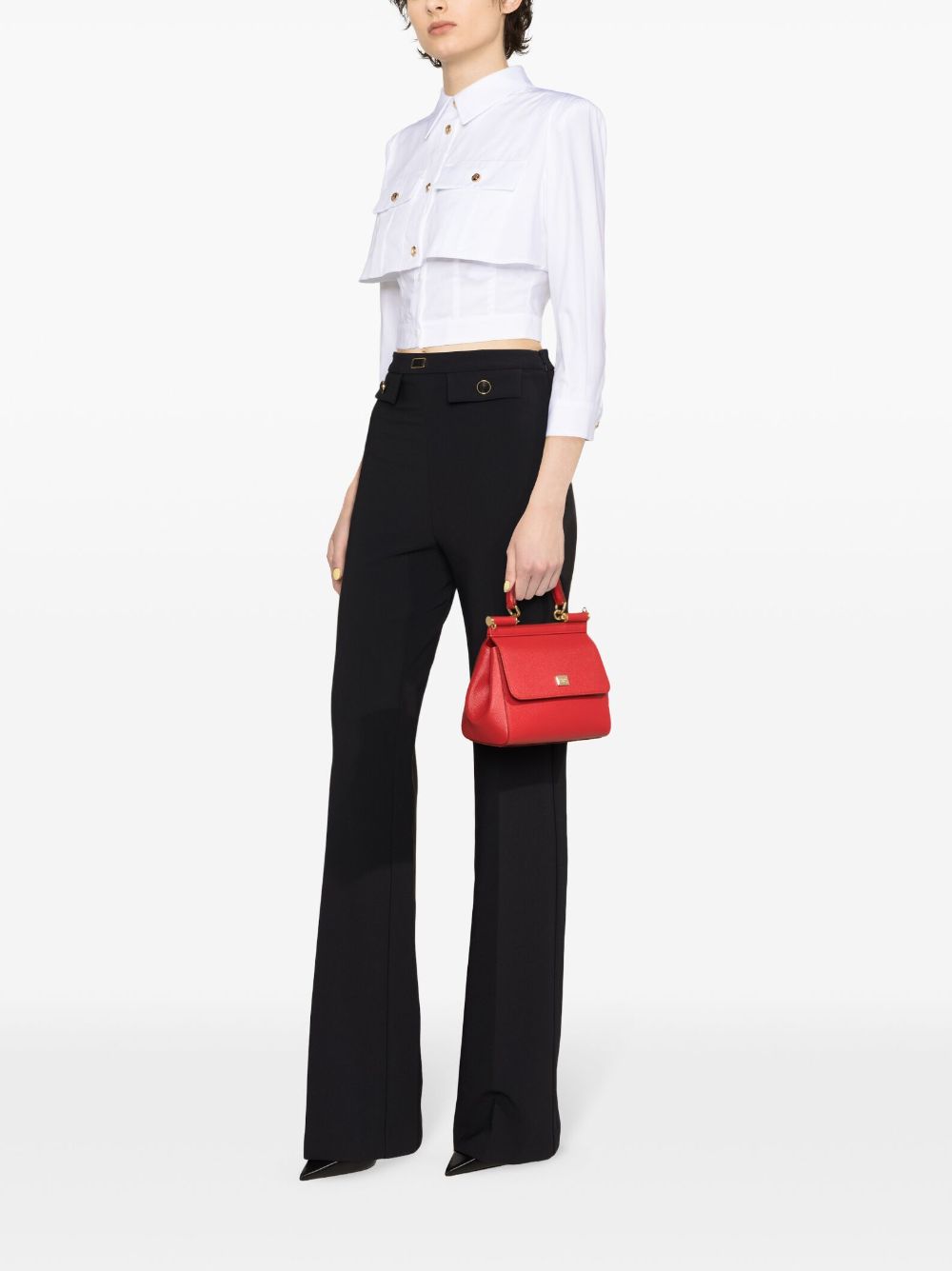 Elisabetta Franchi-OUTLET-SALE-Trousers SCHWARZ-ARCHIVIST