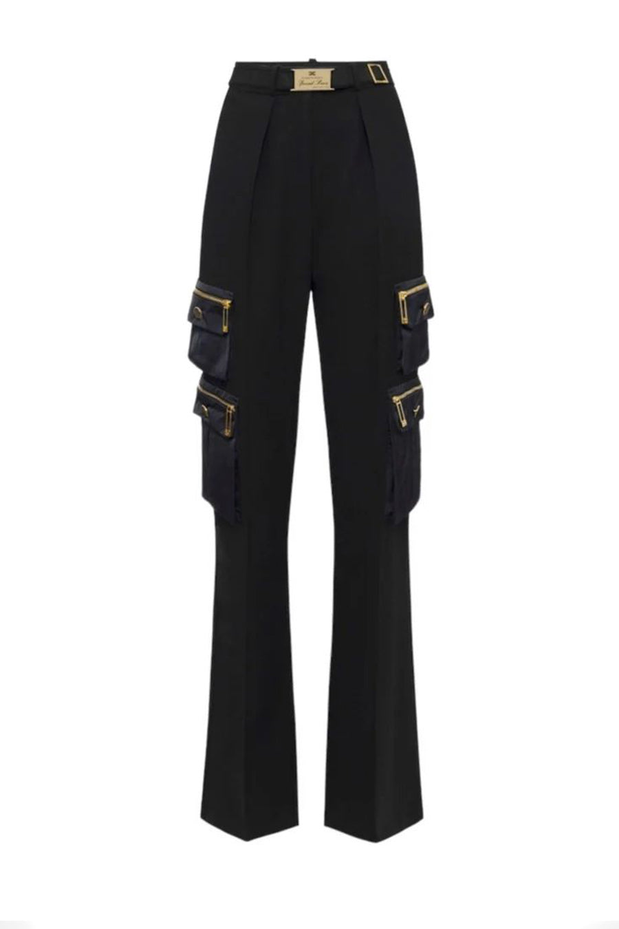 Elisabetta Franchi-OUTLET-SALE-Trousers SCHWARZ-ARCHIVIST