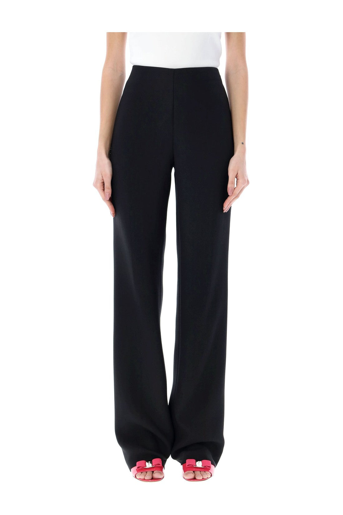 FERRAGAMO-OUTLET-SALE-Trousers SCHWARZ-ARCHIVIST