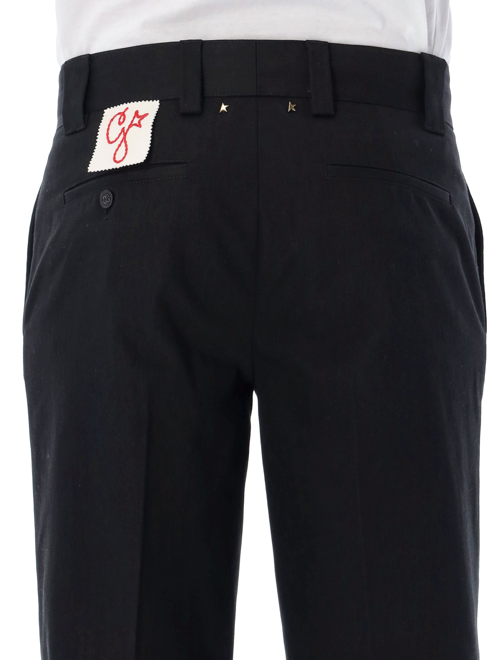 GOLDEN GOOSE DELUXE BRAND-OUTLET-SALE-Trousers SCHWARZ-ARCHIVIST